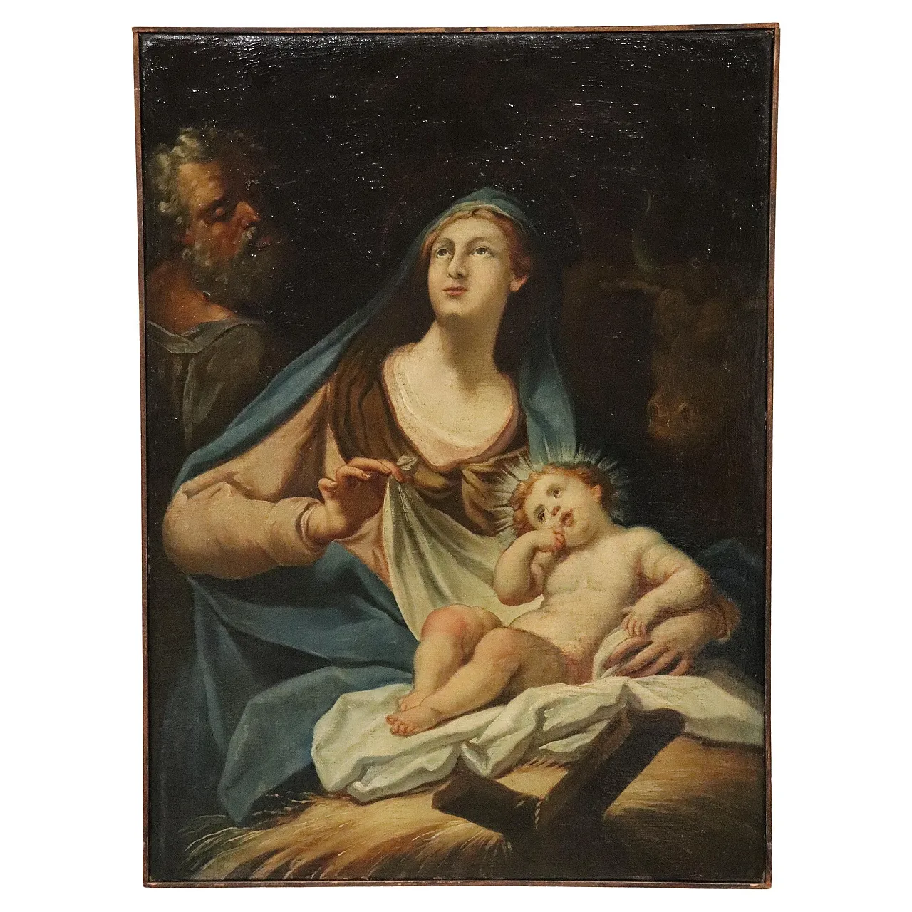 Sacra Famiglia, olio su tela, XVIII secolo 1