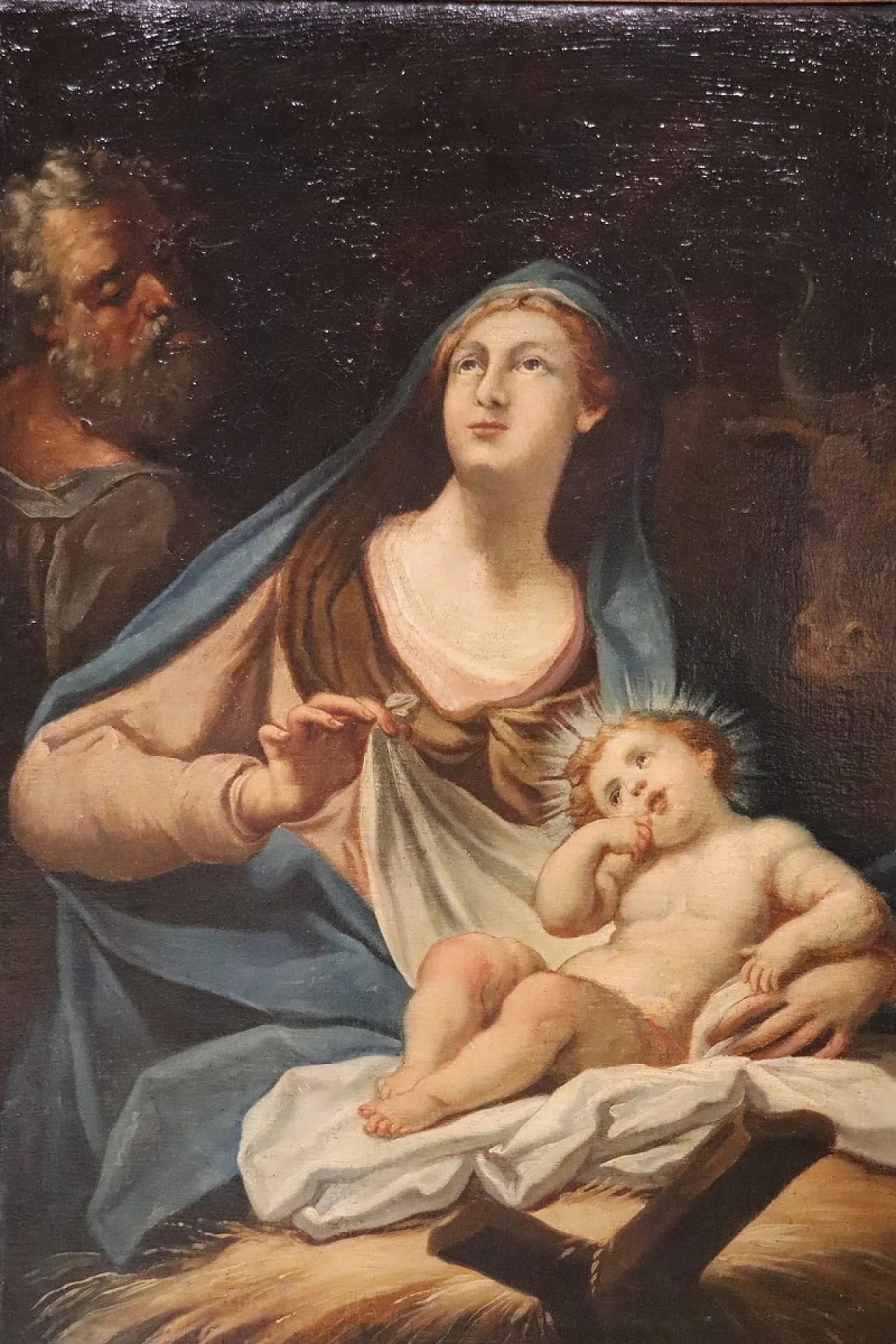 Sacra Famiglia, olio su tela, XVIII secolo 3