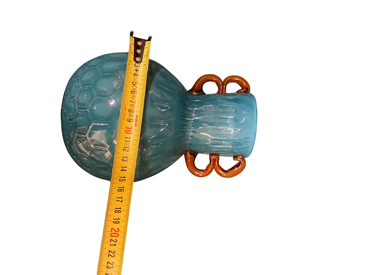 Murano opaline vase, 1990s 5