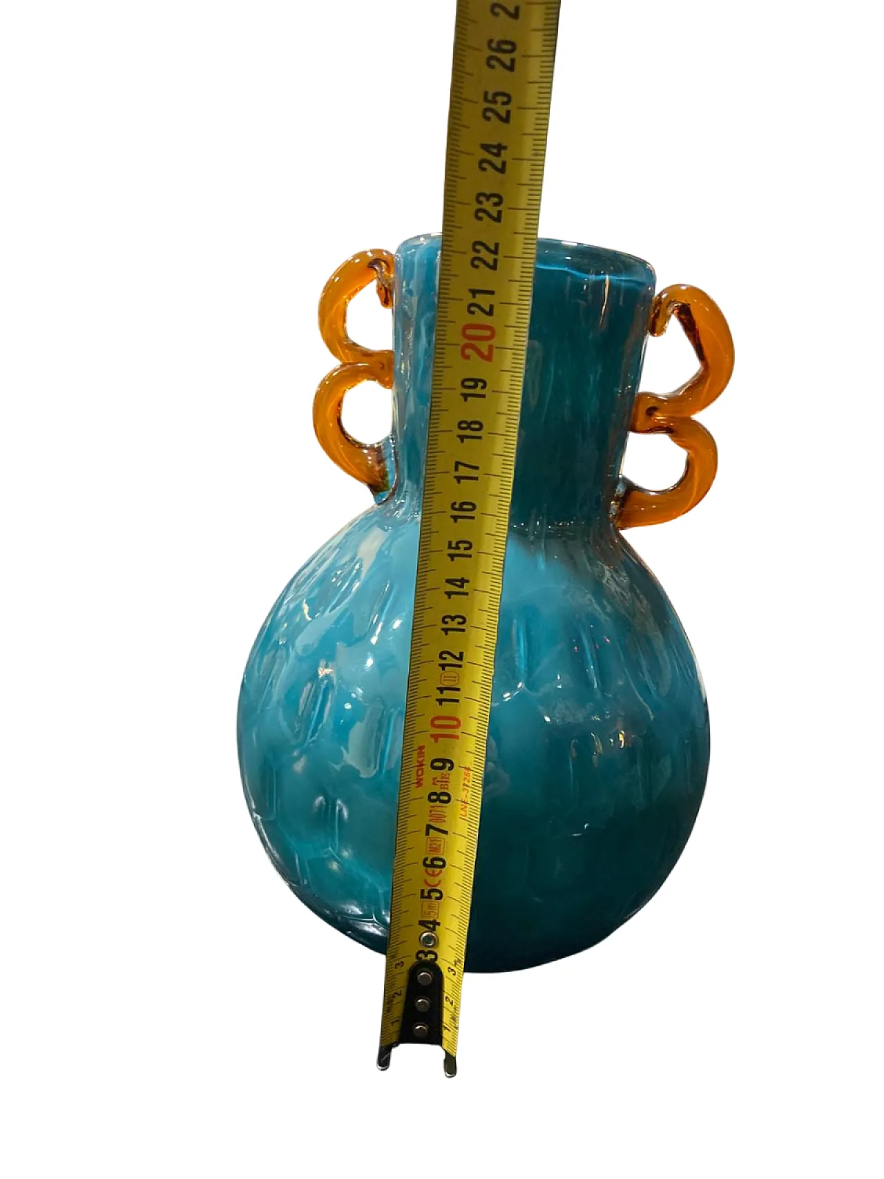 Murano opaline vase, 1990s 6