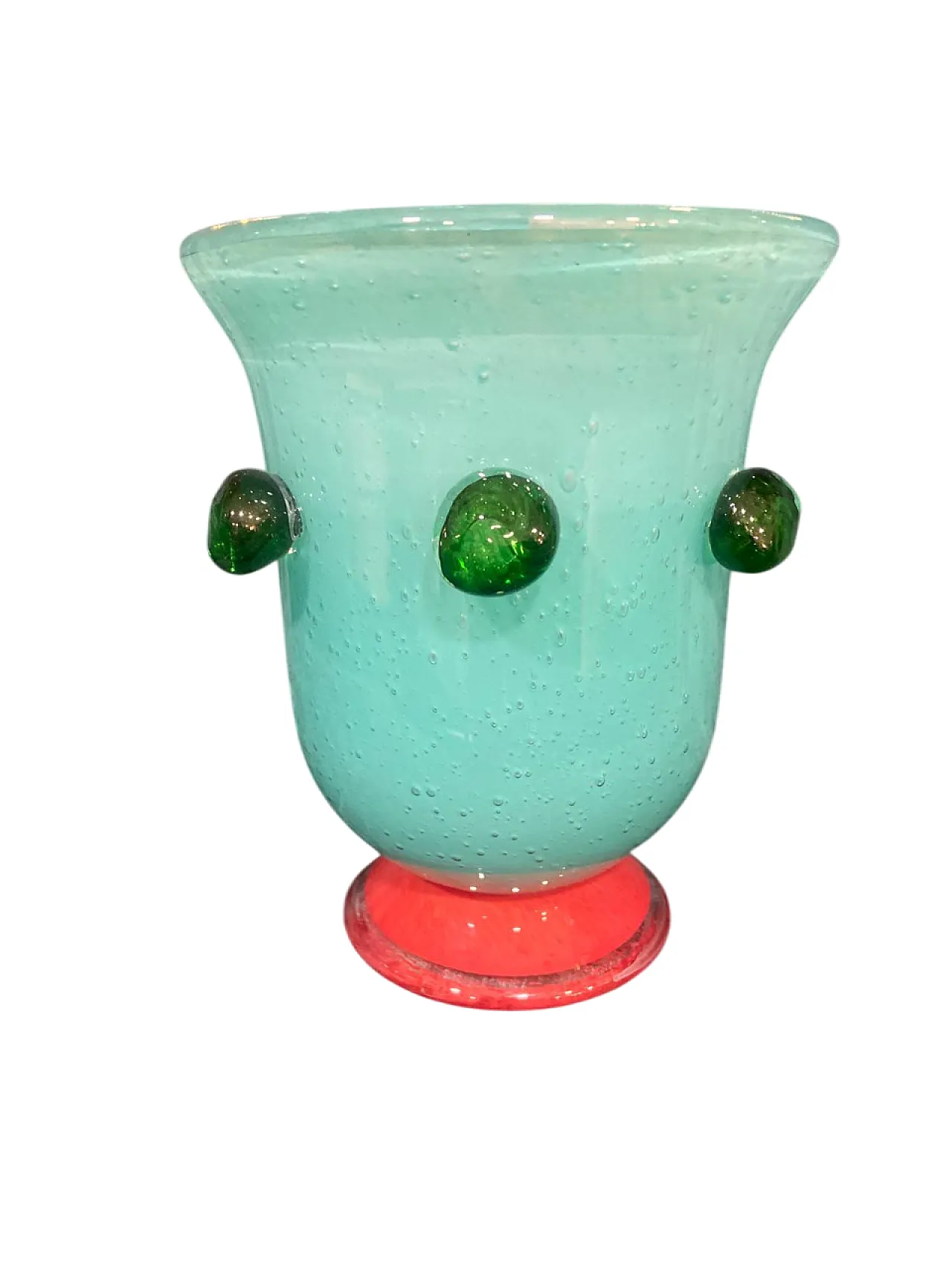 Vaso in opalina di Murano, anni ’90 2