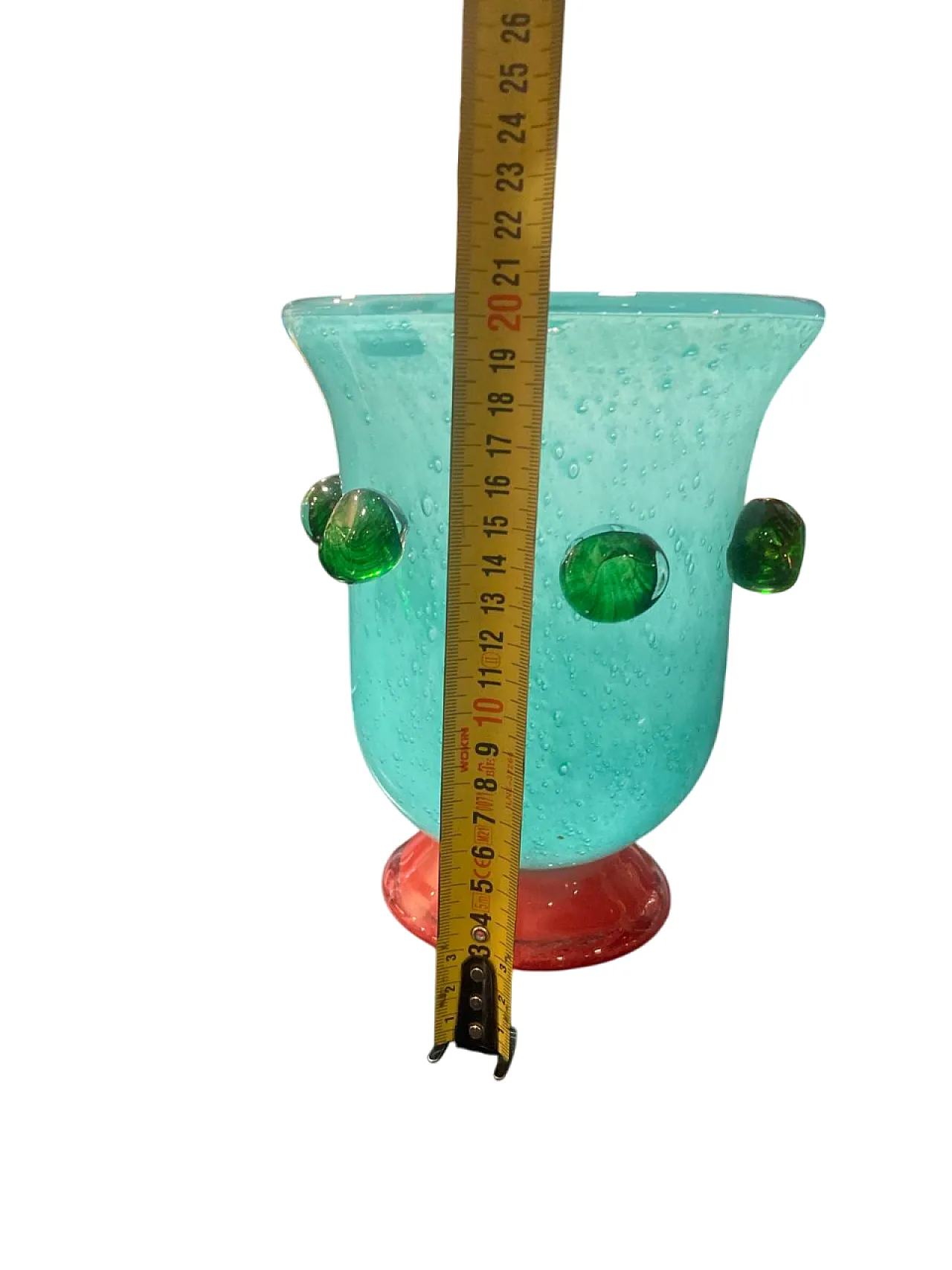 Vaso in opalina di Murano, anni ’90 4