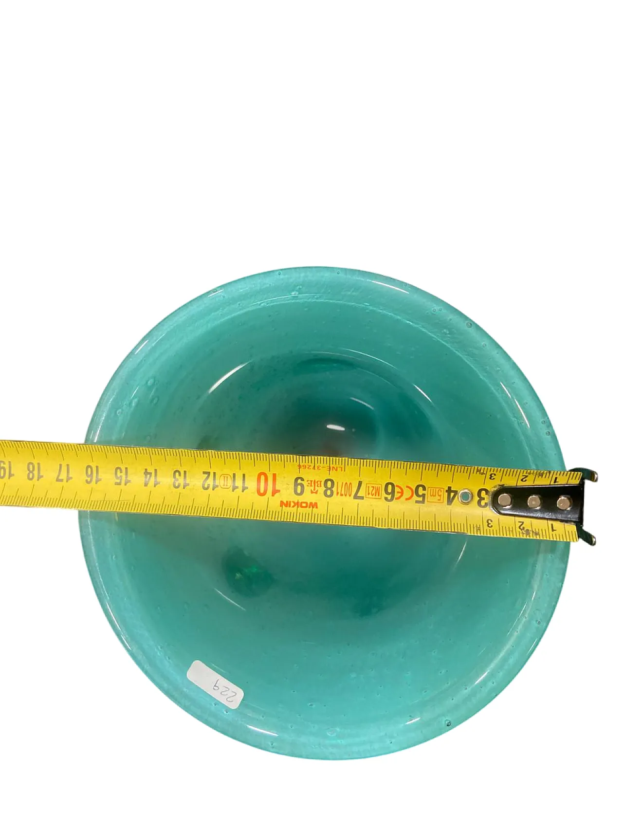 Vaso in opalina di Murano, anni ’90 5