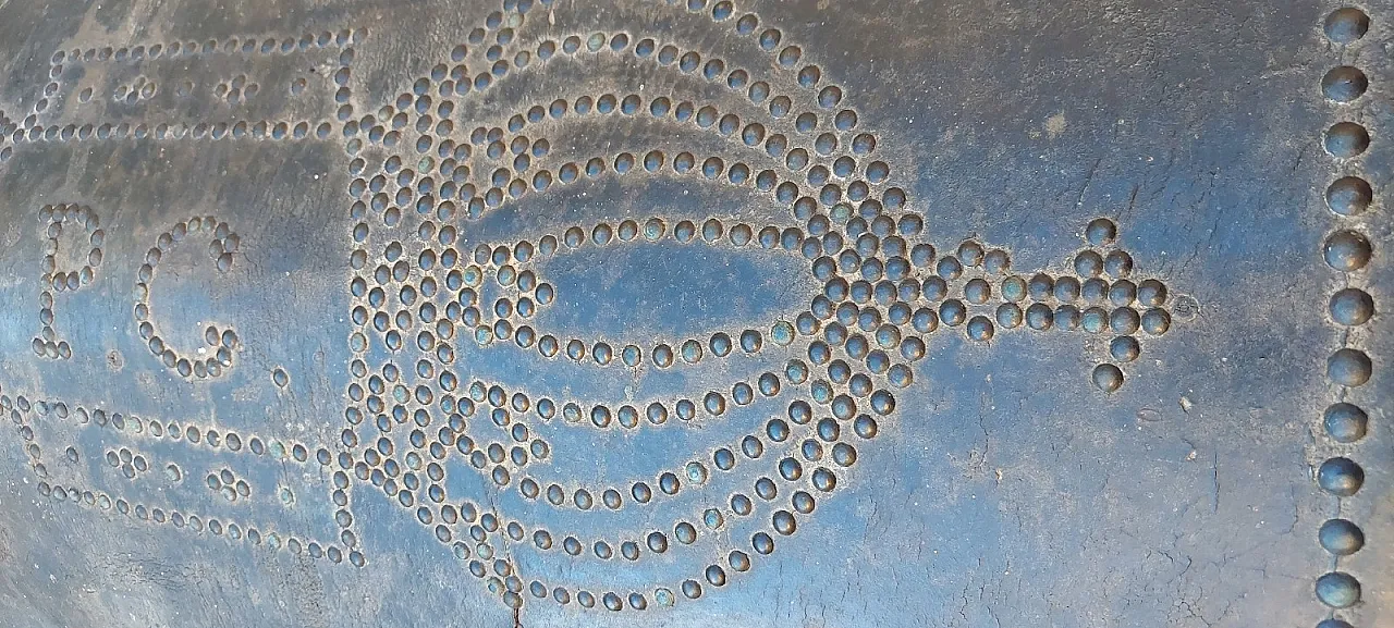 Wooden and leather trunk, 18th century 14