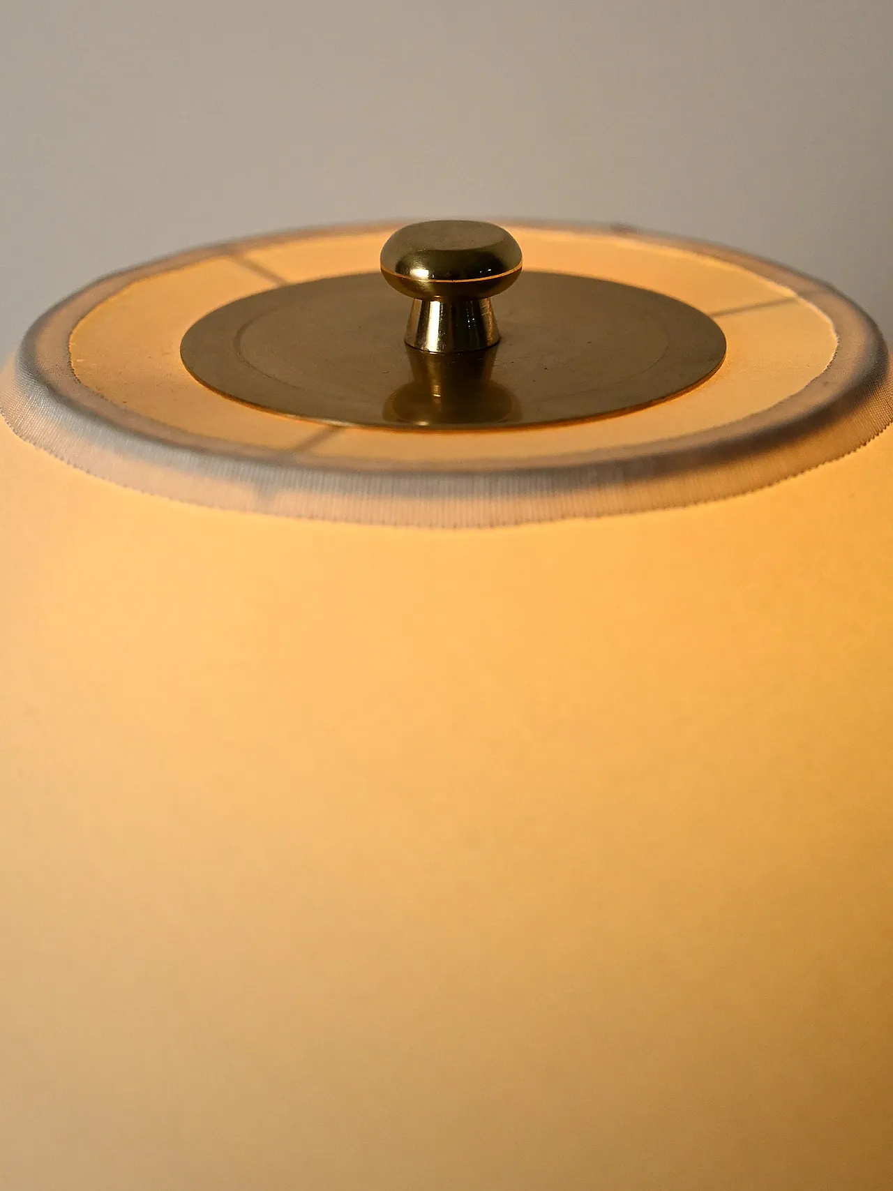 Brass table lamp by Josef Frank, original lampshade 6