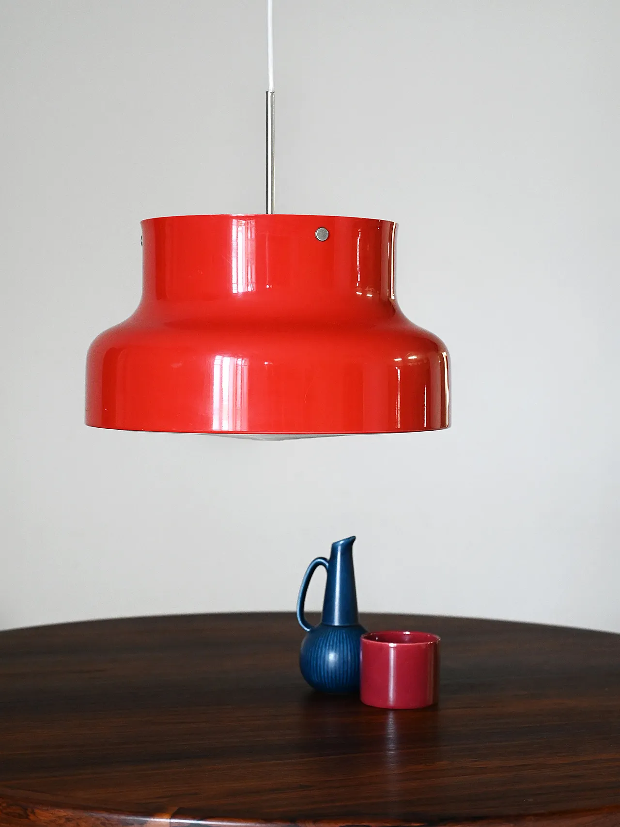 Red "Bumling" pendant lamp by Anders Pehrson 2