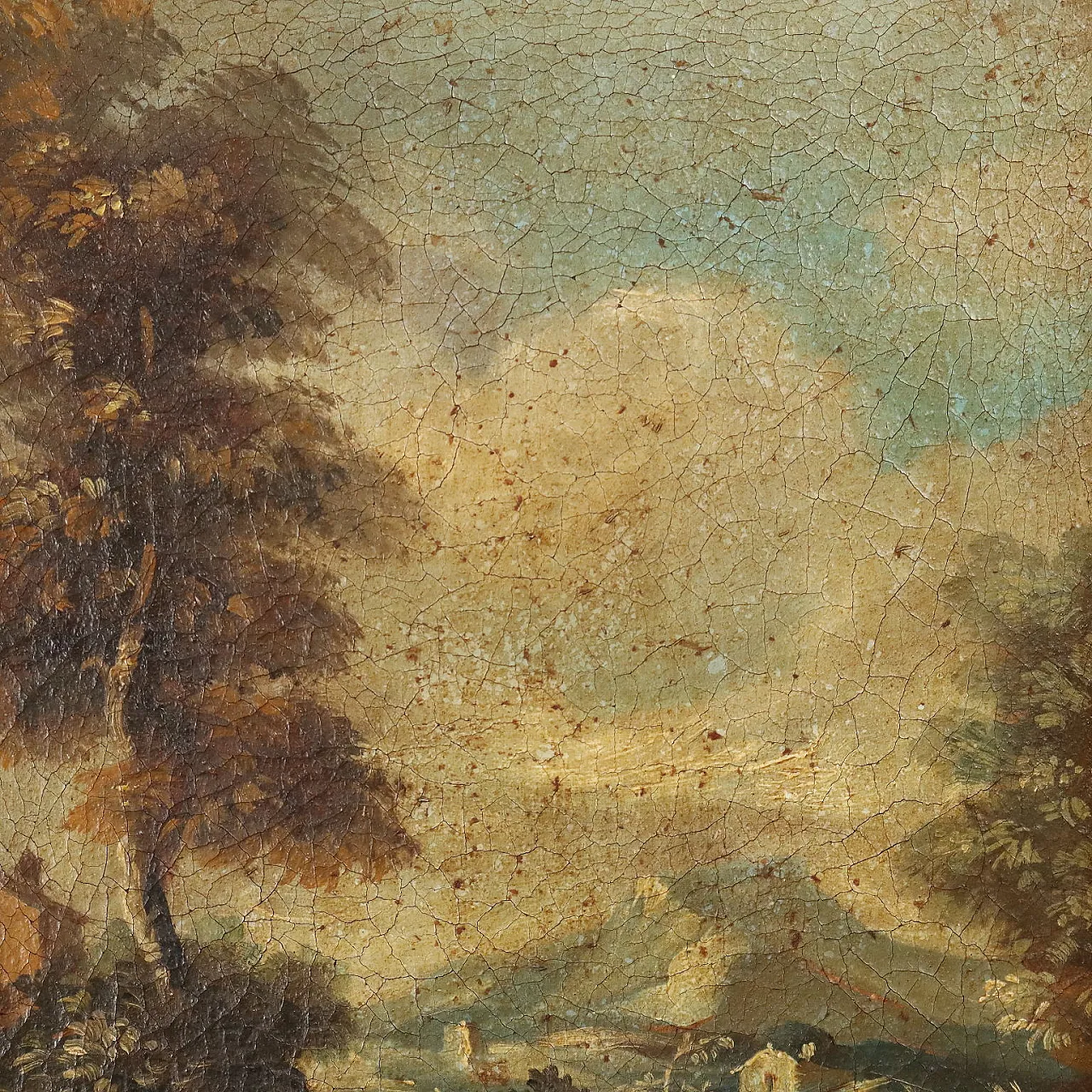 Coppia di paesaggi, olio su tela, '700 6