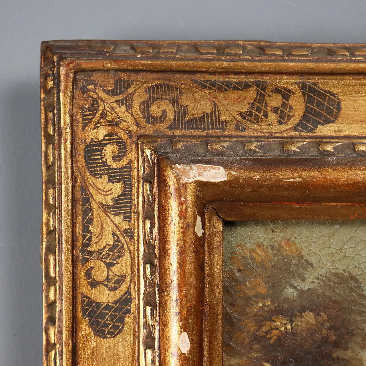 Coppia di paesaggi, olio su tela, '700 7