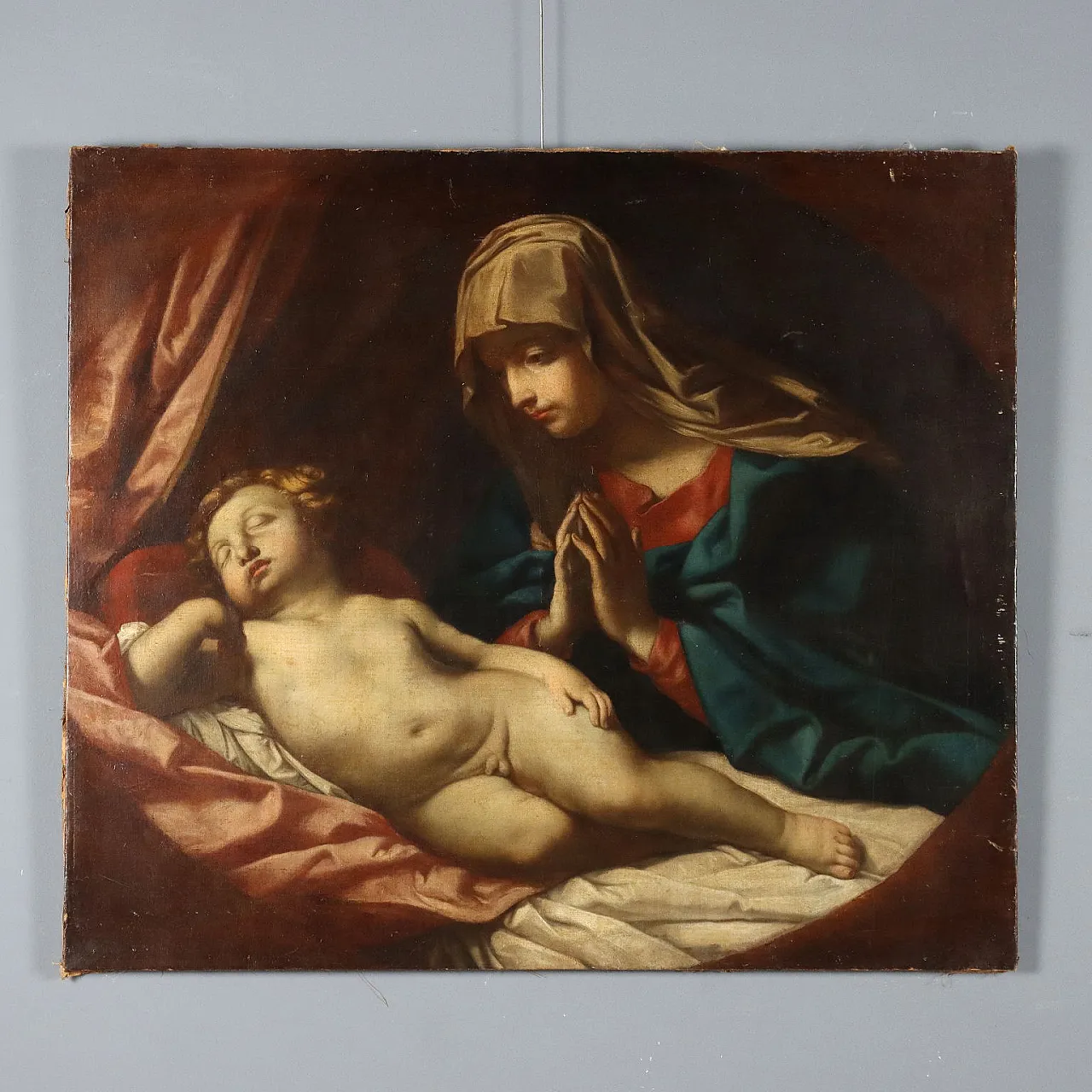 Scena biblica, olio su tela, '700 1