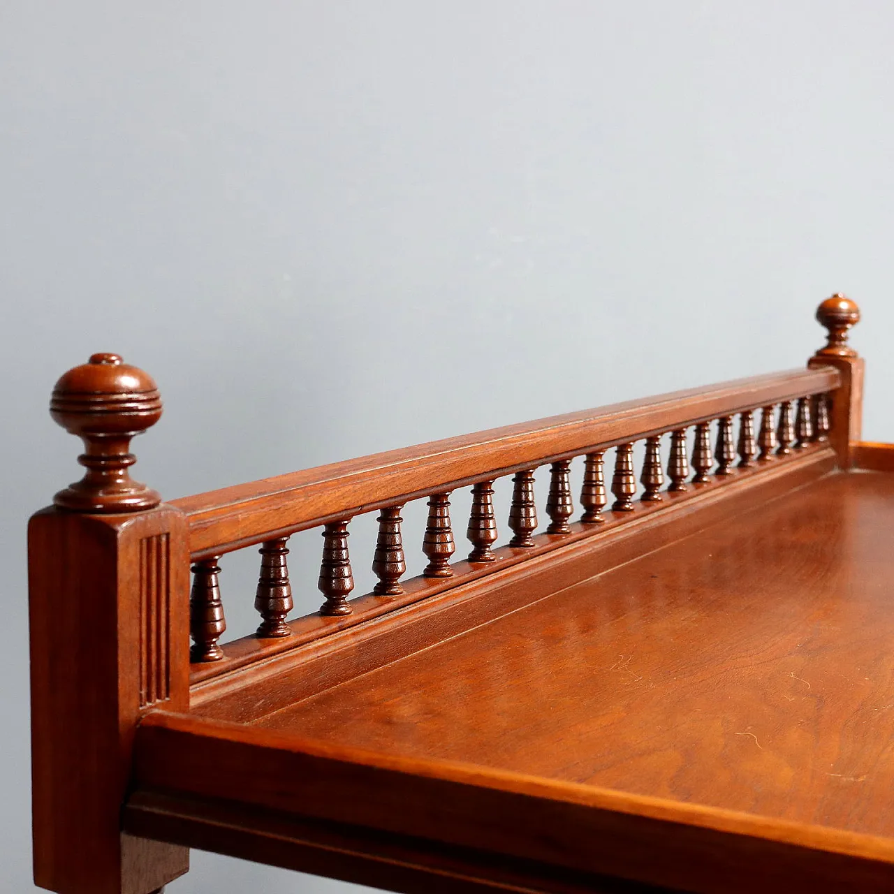 Credenza in rovere tinto noce, primo '900 7