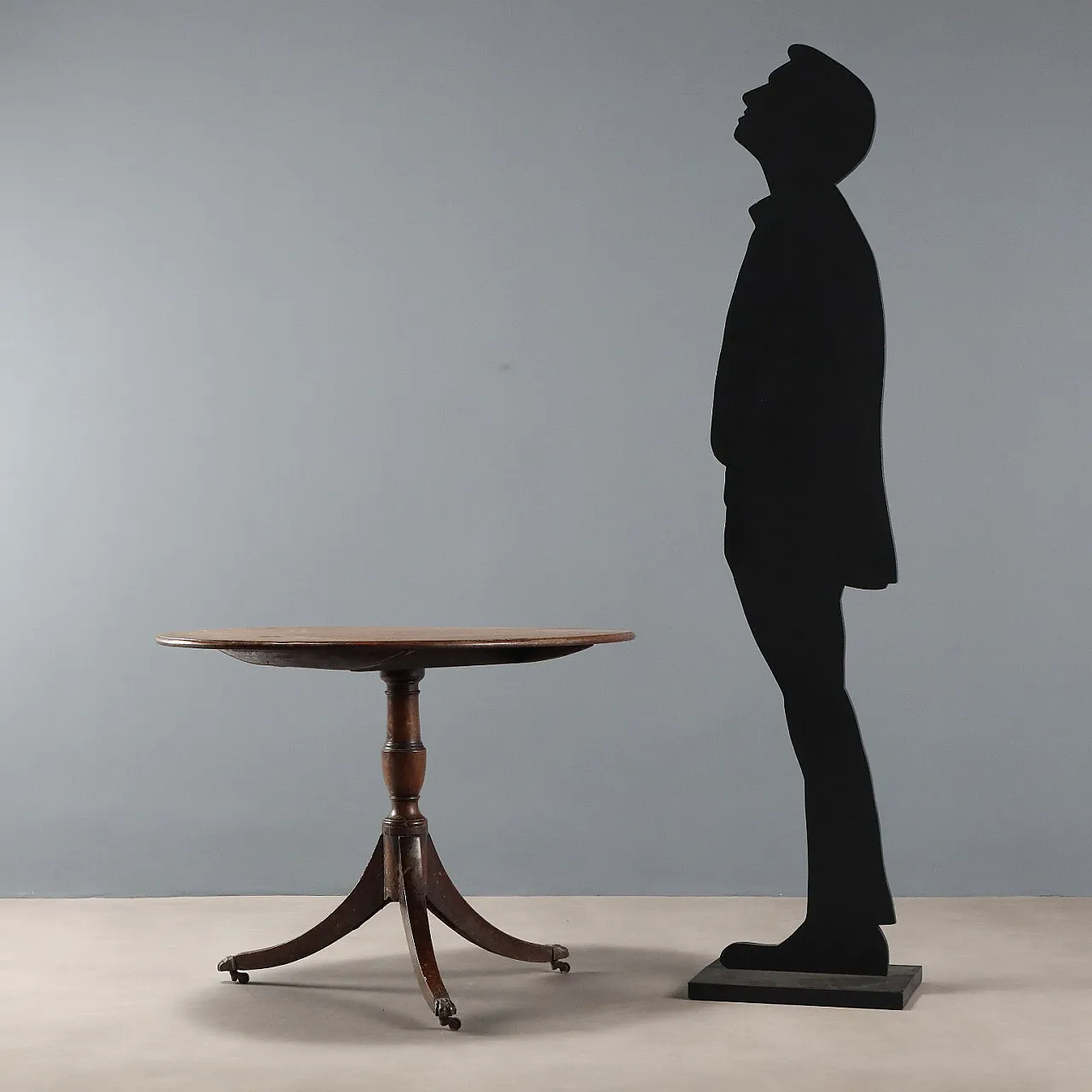 Tavolo a vela in mogano e bronzo, metà '800 3