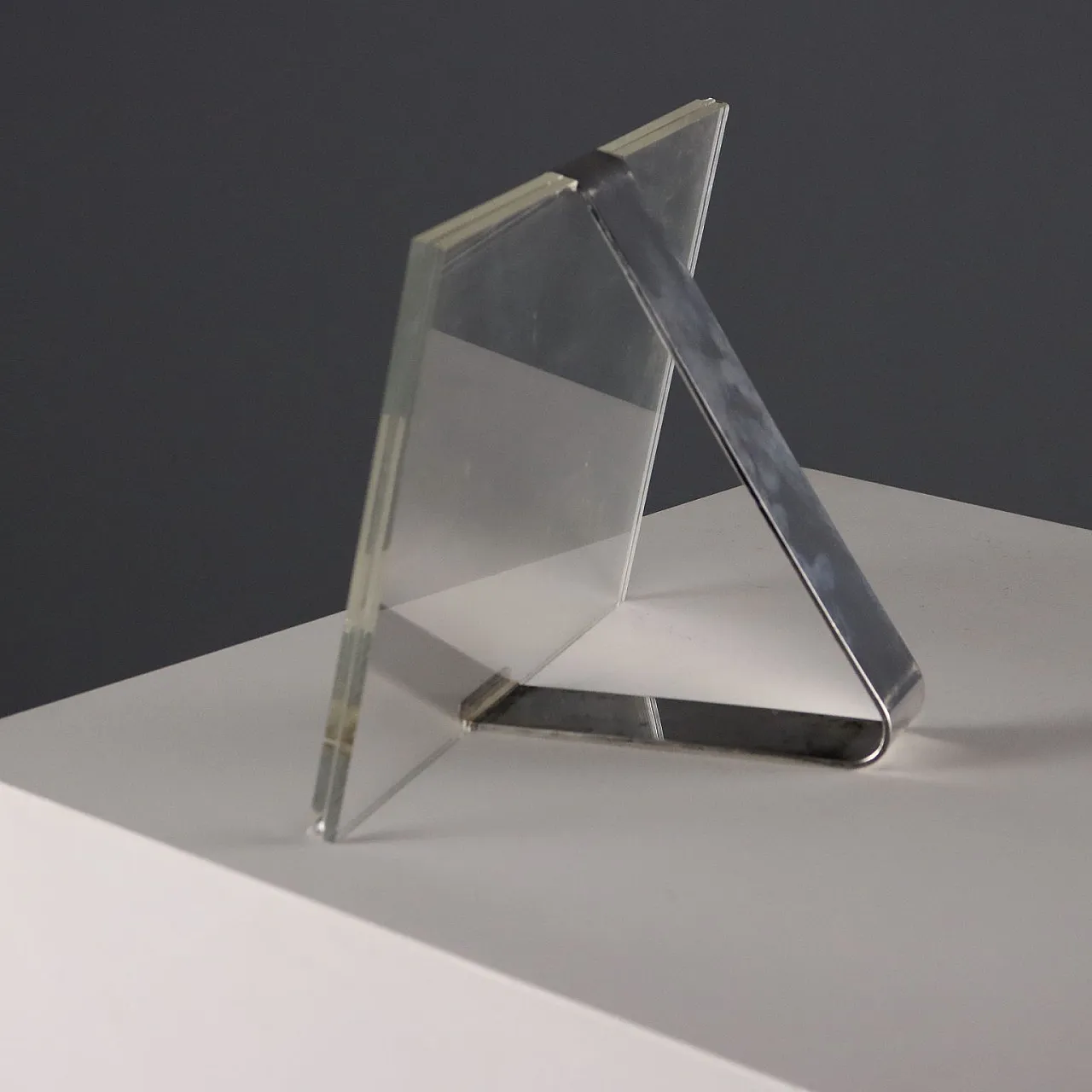 Portafoto da tavolo in metallo argentato di Lino Sabattini, '900 5