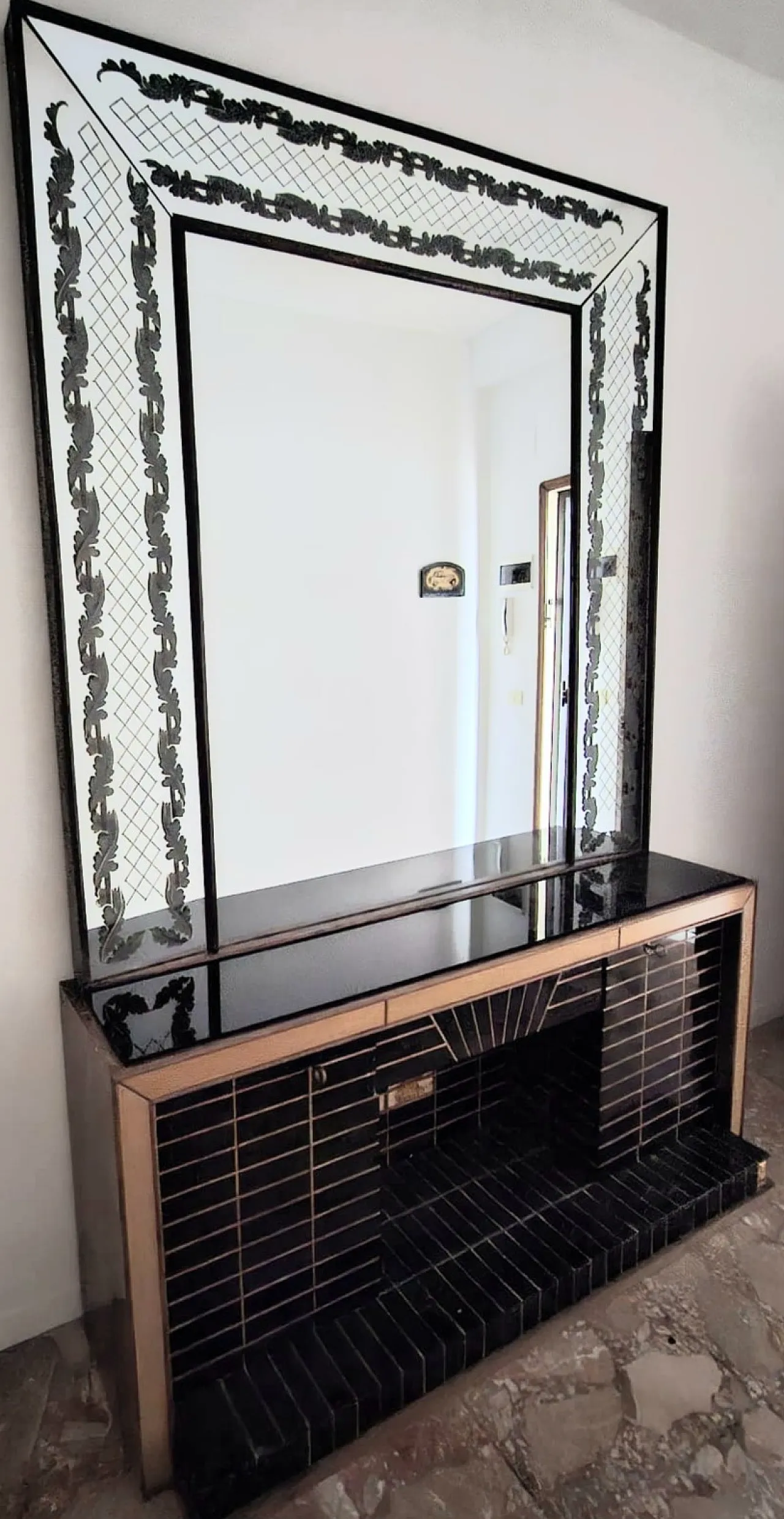 Mobile con specchiera di Luigi Brusotti, anni '40 1