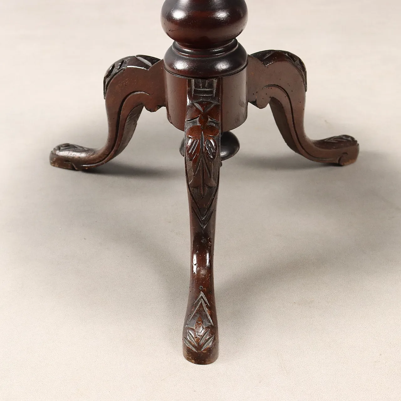 Tavolo da cucito in noce e legni vari, fine '800 9