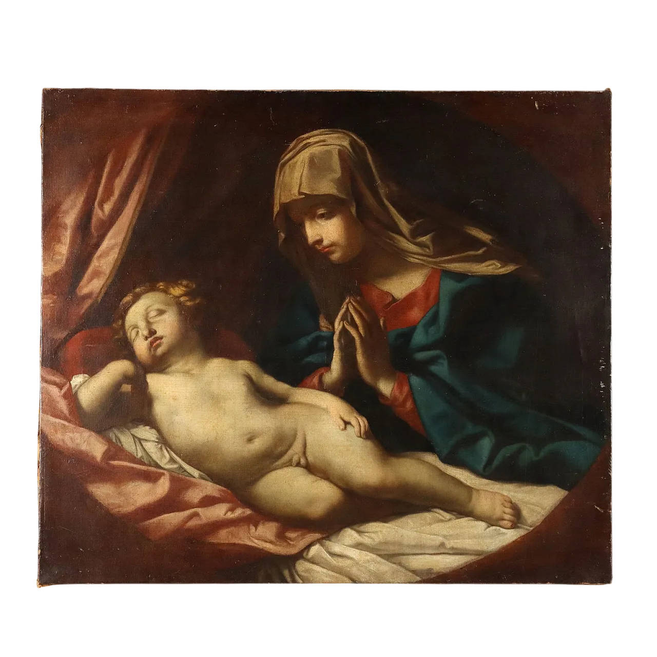 Scena biblica, olio su tela, '700 10
