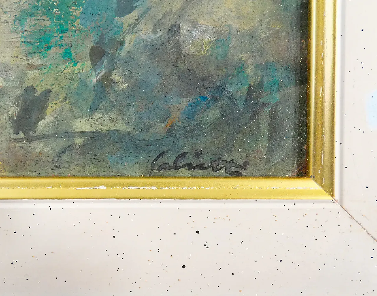 Paesaggio ligure di Alberto Salietti, primo '900 5