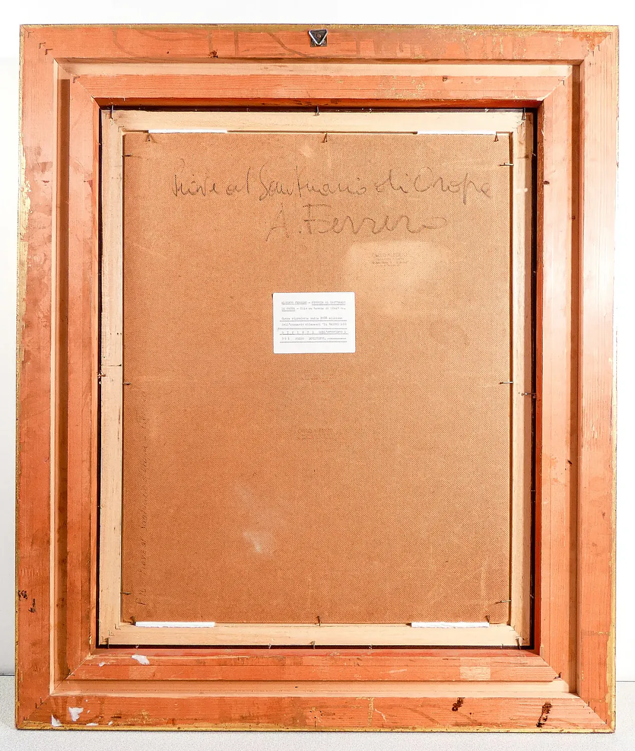 It's raining at the Sanctuary of Oropa by Alberto Ferrero,20th century 7