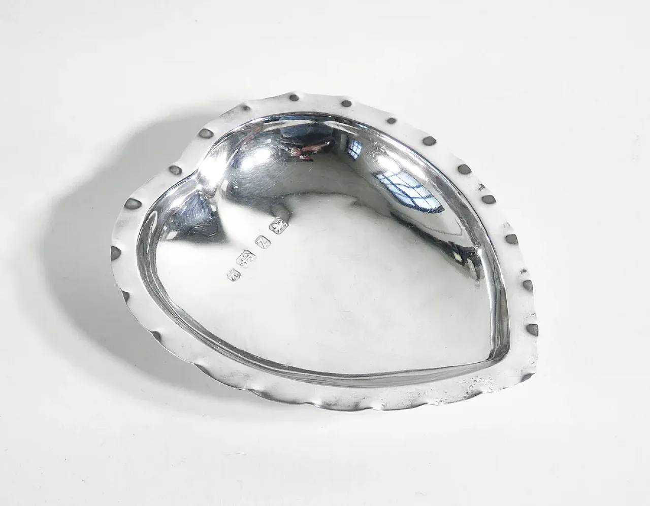 4 Posaceneri in argento 925 sterling, fine '800 3