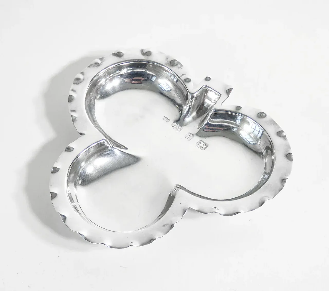 4 Posaceneri in argento 925 sterling, fine '800 5