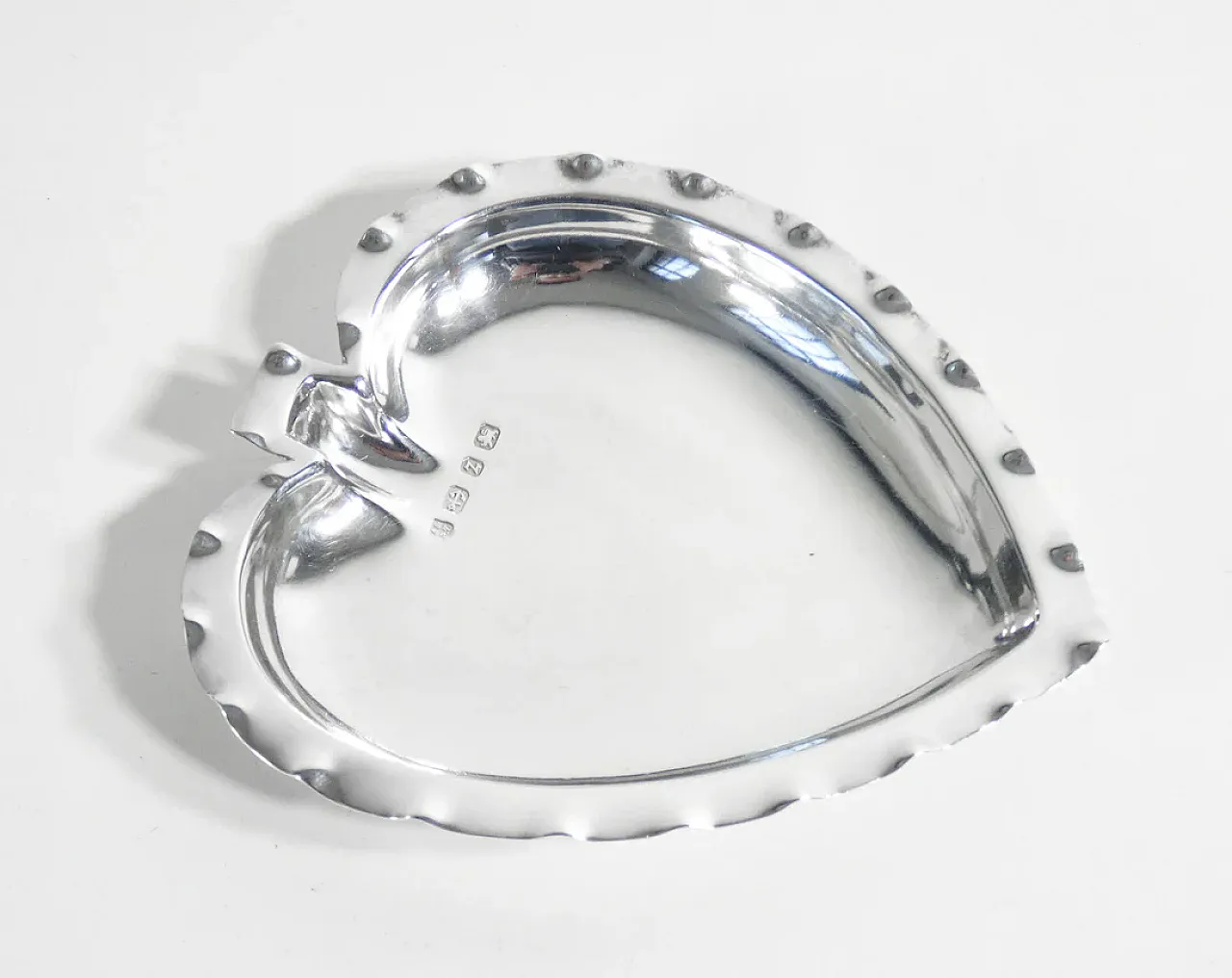 4 Posaceneri in argento 925 sterling, fine '800 6