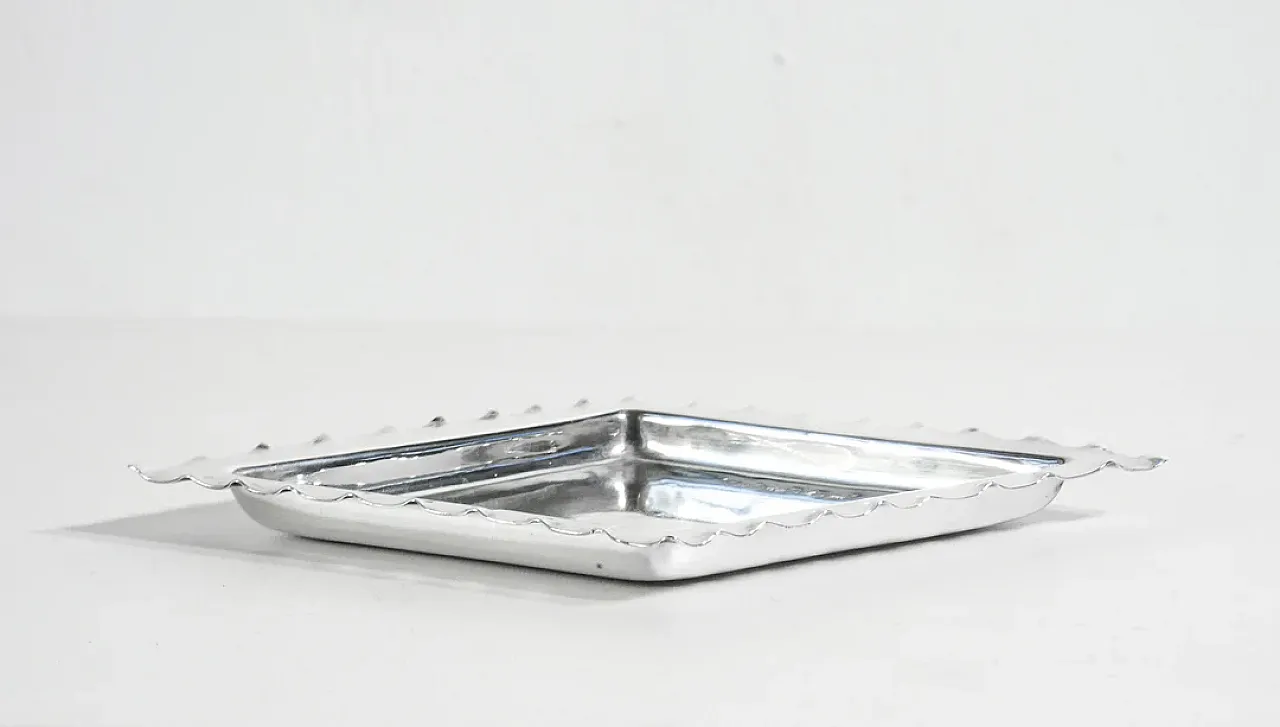 4 Posaceneri in argento 925 sterling, fine '800 8