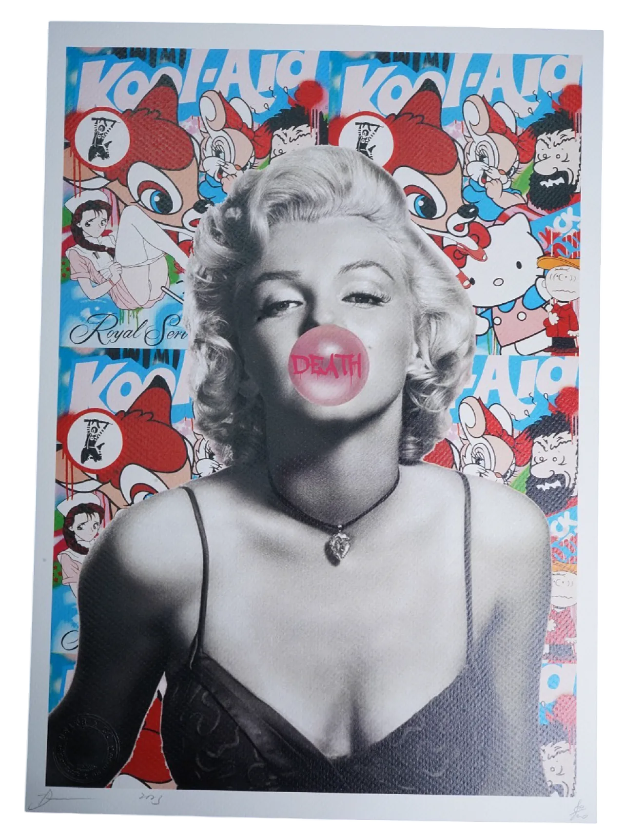 Death NYC, lithograph, 2000s 7