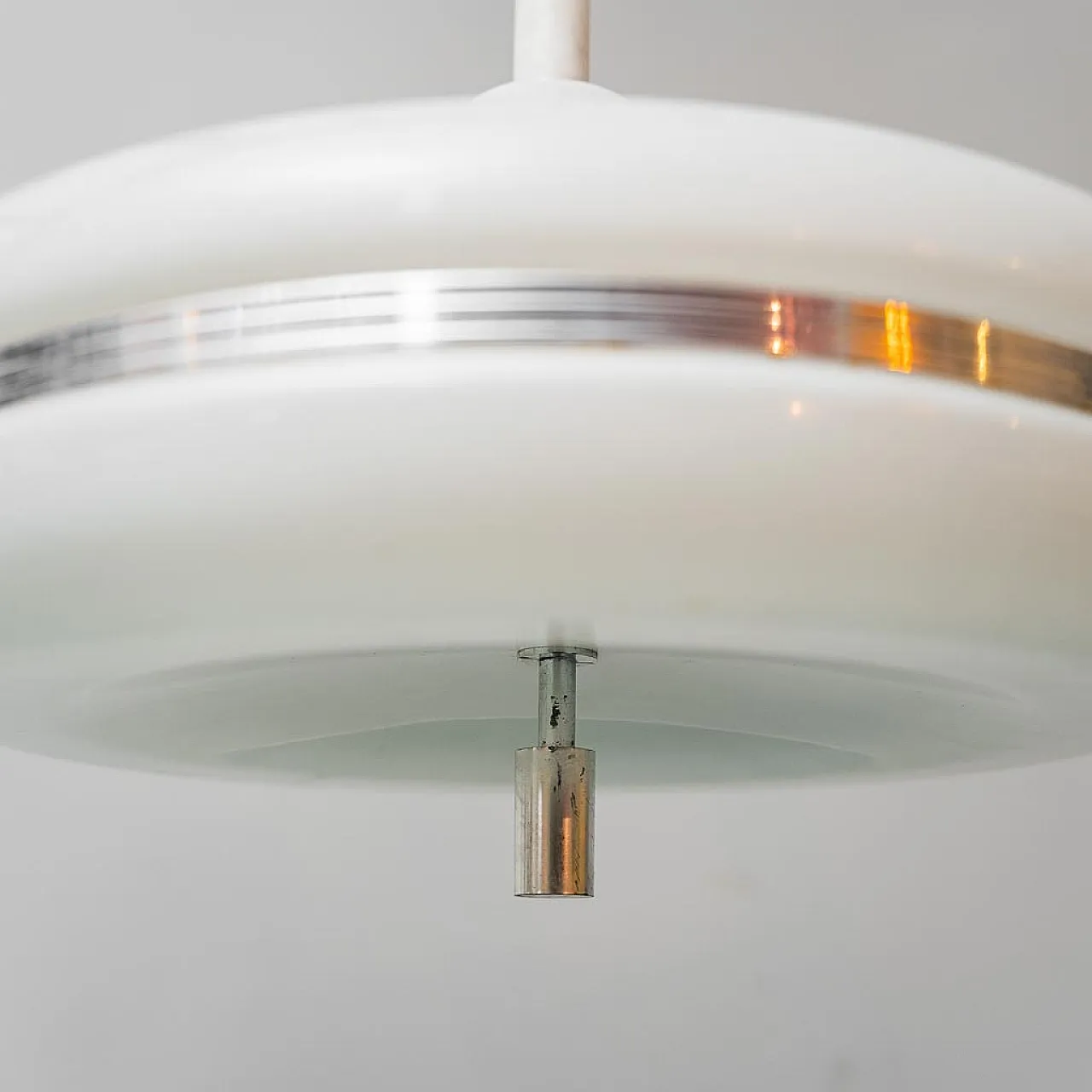 Space Age chandelier in metal and plastic, 1970s 2