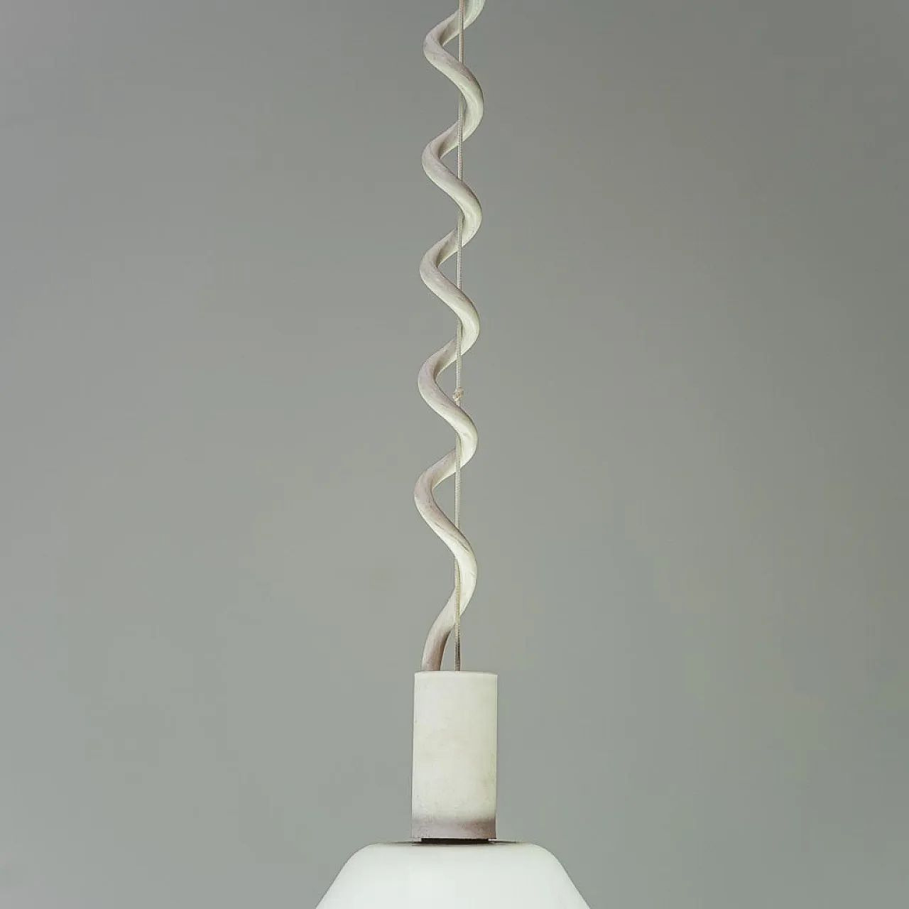 Space Age chandelier in metal and plastic, 1970s 3