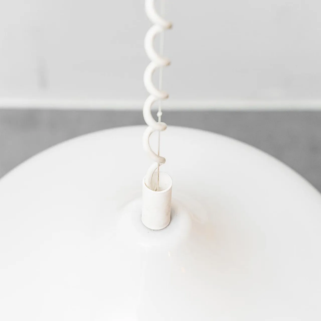 Space Age chandelier in metal and plastic, 1970s 4