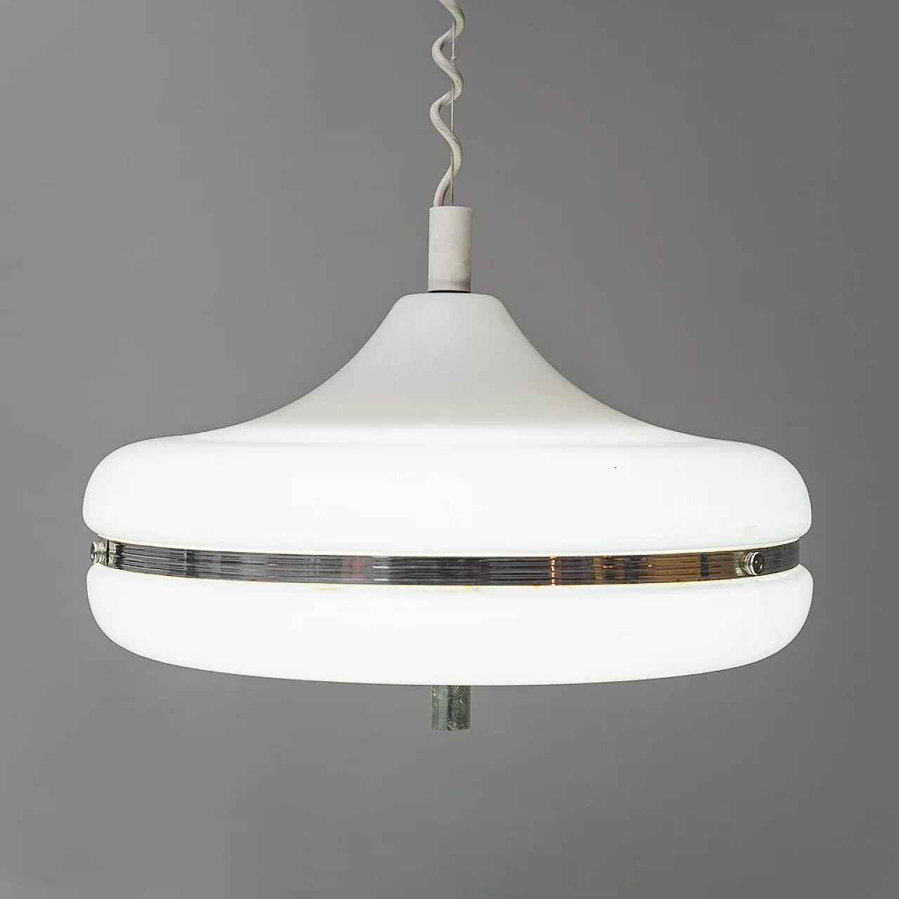 Space Age chandelier in metal and plastic, 1970s 5