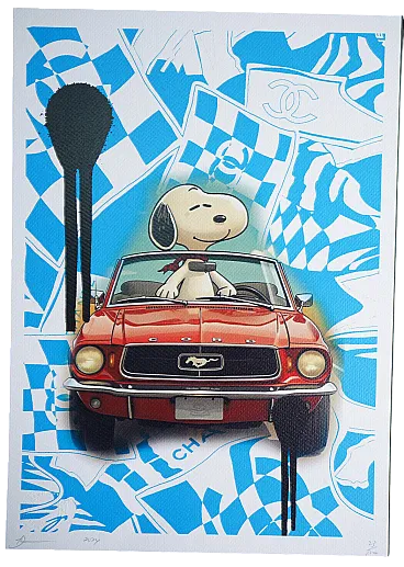 Death NYC, litografia, anni 2000