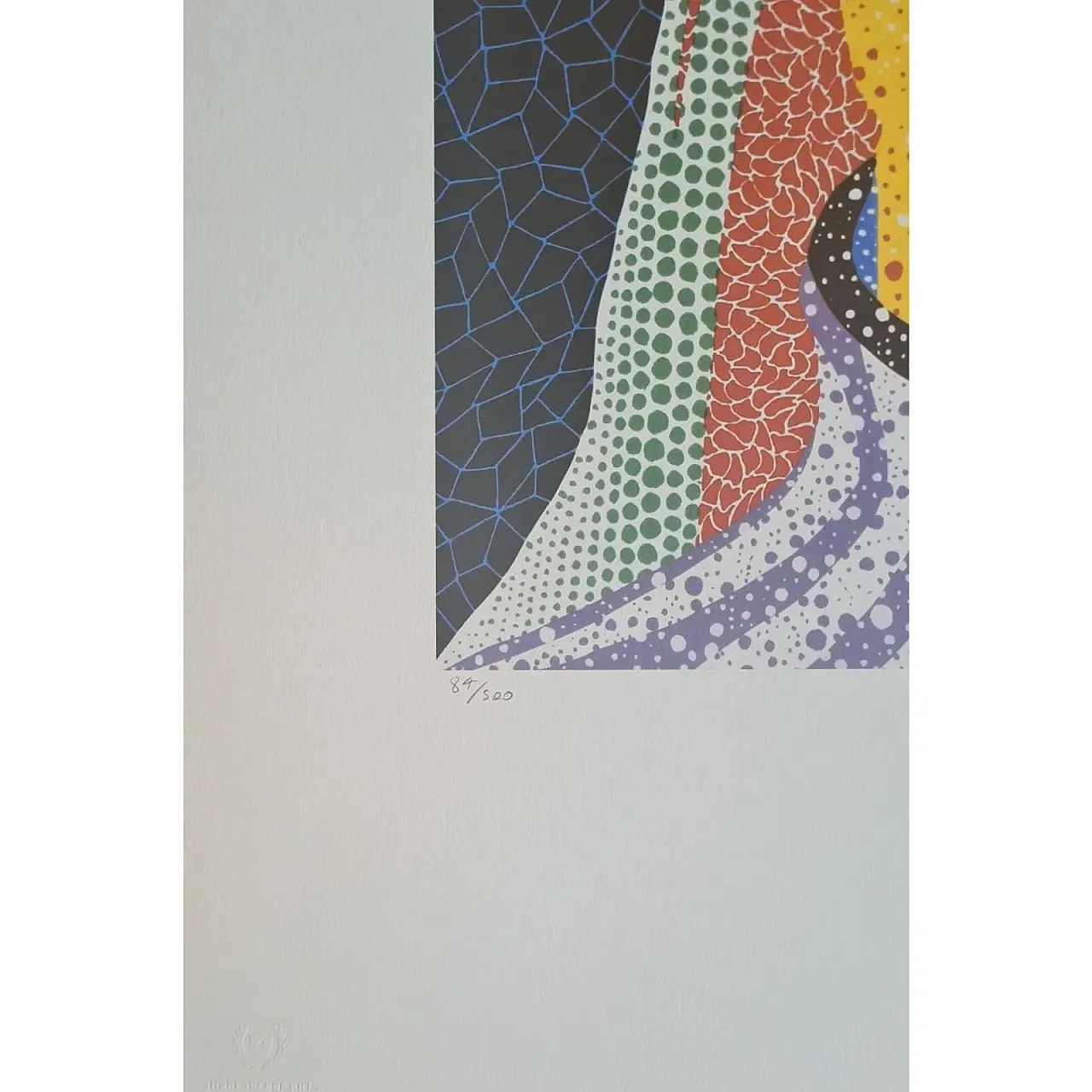 Yayoi Kusama, autoritratto, litografia, anni '90 6