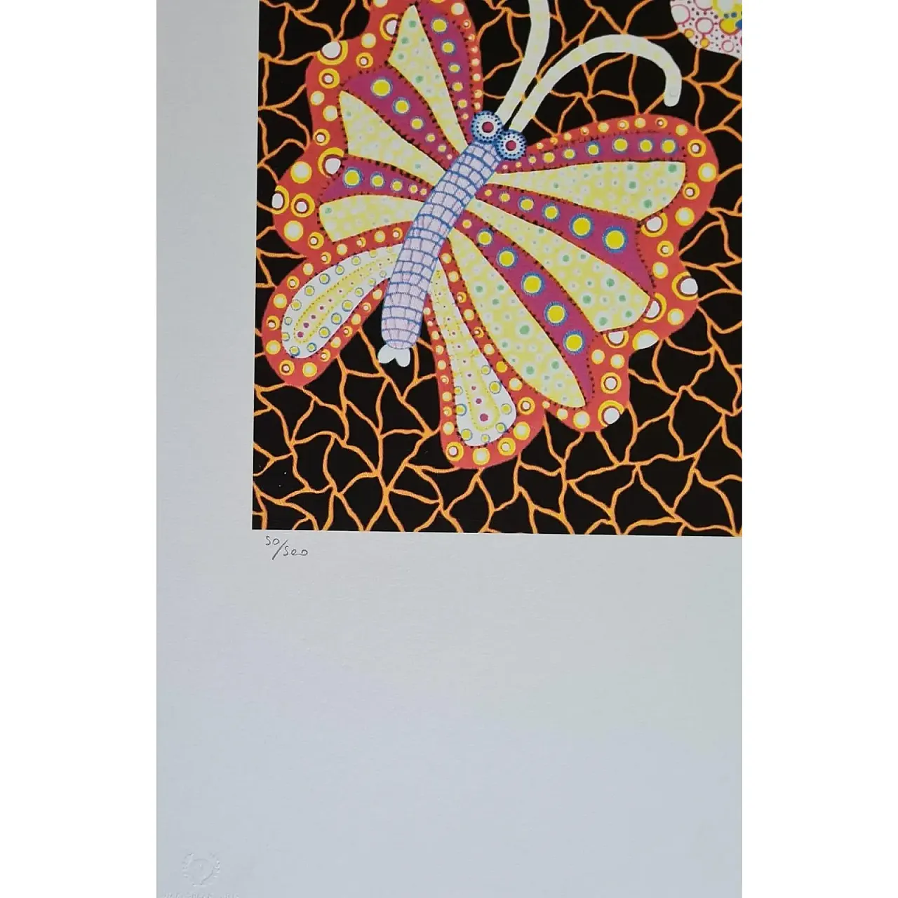 Yayoi Kusama, Farfalle, litografia, anni '90 6