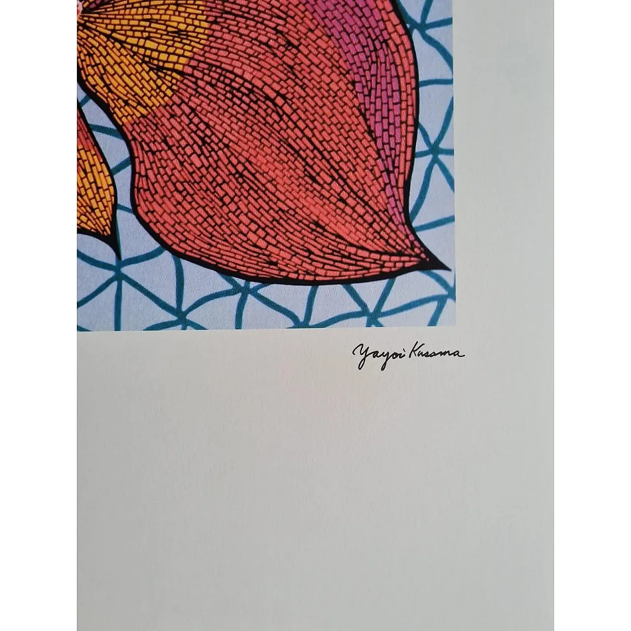 Yayoi Kusama, Pesce rosso, Litografia, anni '90 5