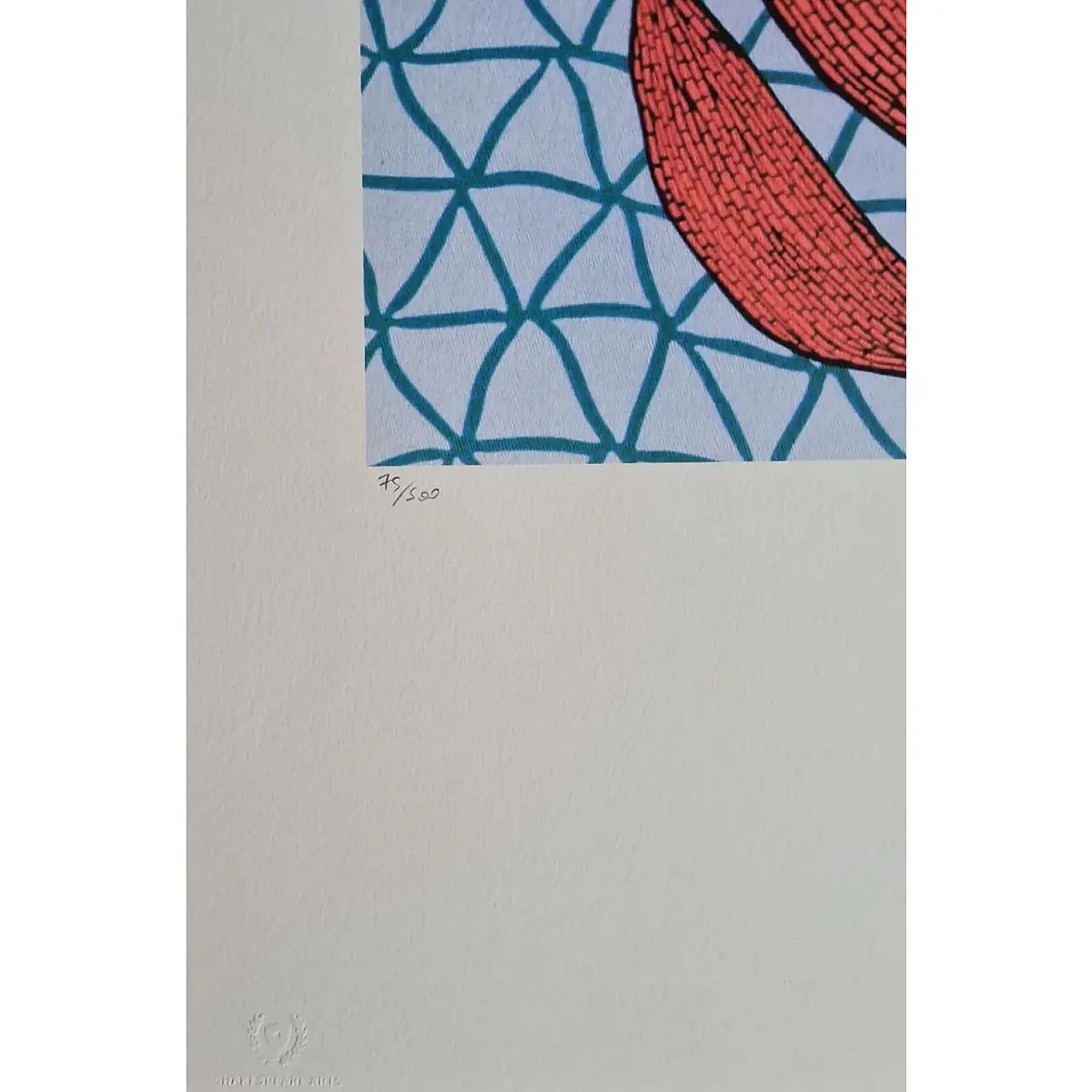 Yayoi Kusama, Pesce rosso, Litografia, anni '90 6