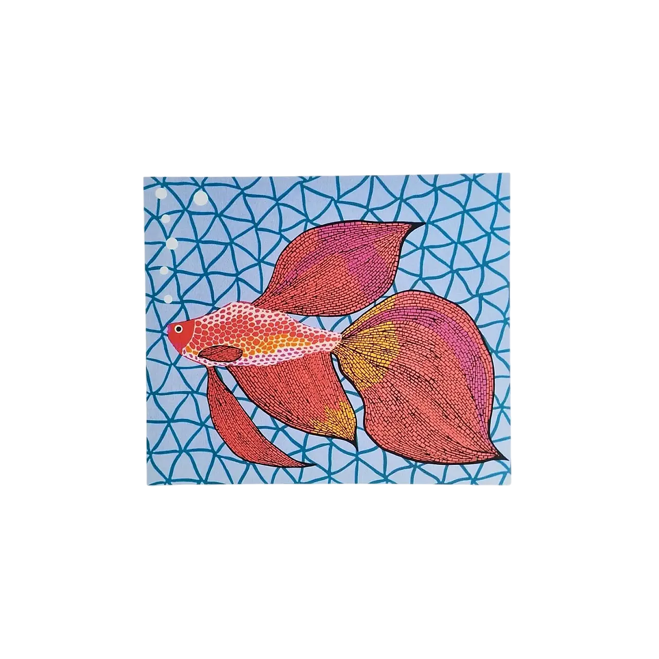 Yayoi Kusama, Pesce rosso, Litografia, anni '90 9