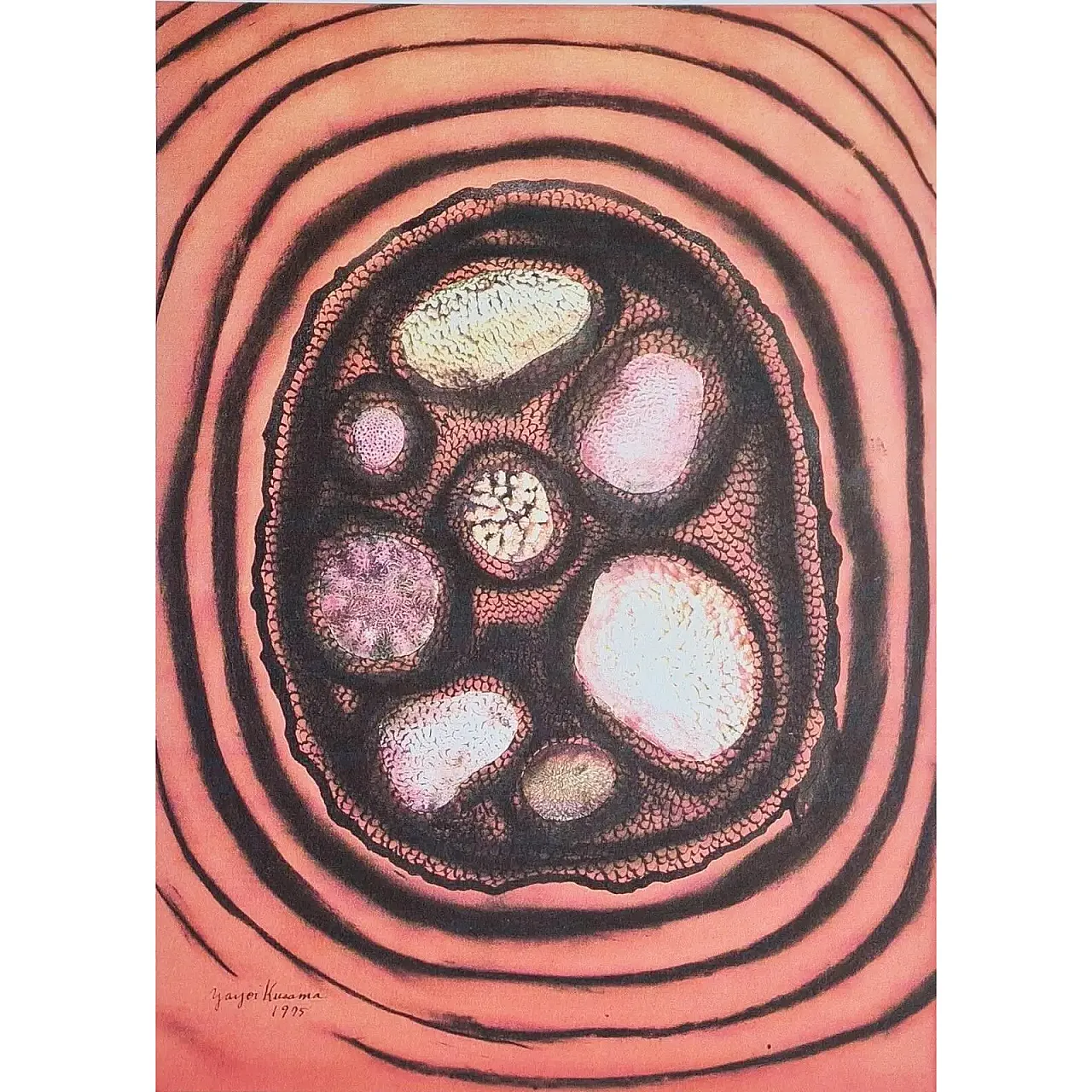 Yayoi Kusama, Senza titolo, litografia, anni '90 2