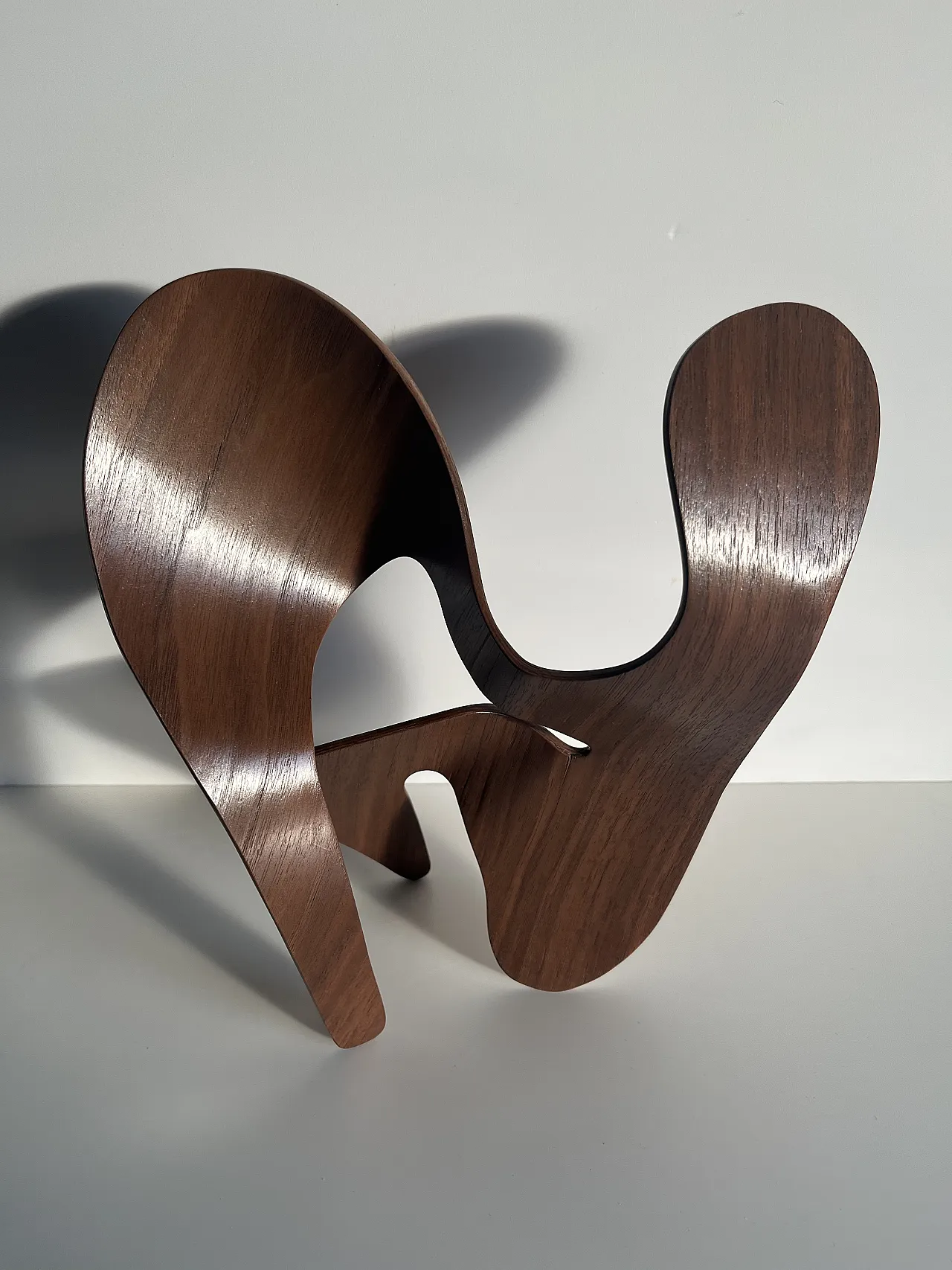 Walnut plywood sculpture by Mrs. Charles Eames, 2000s 6