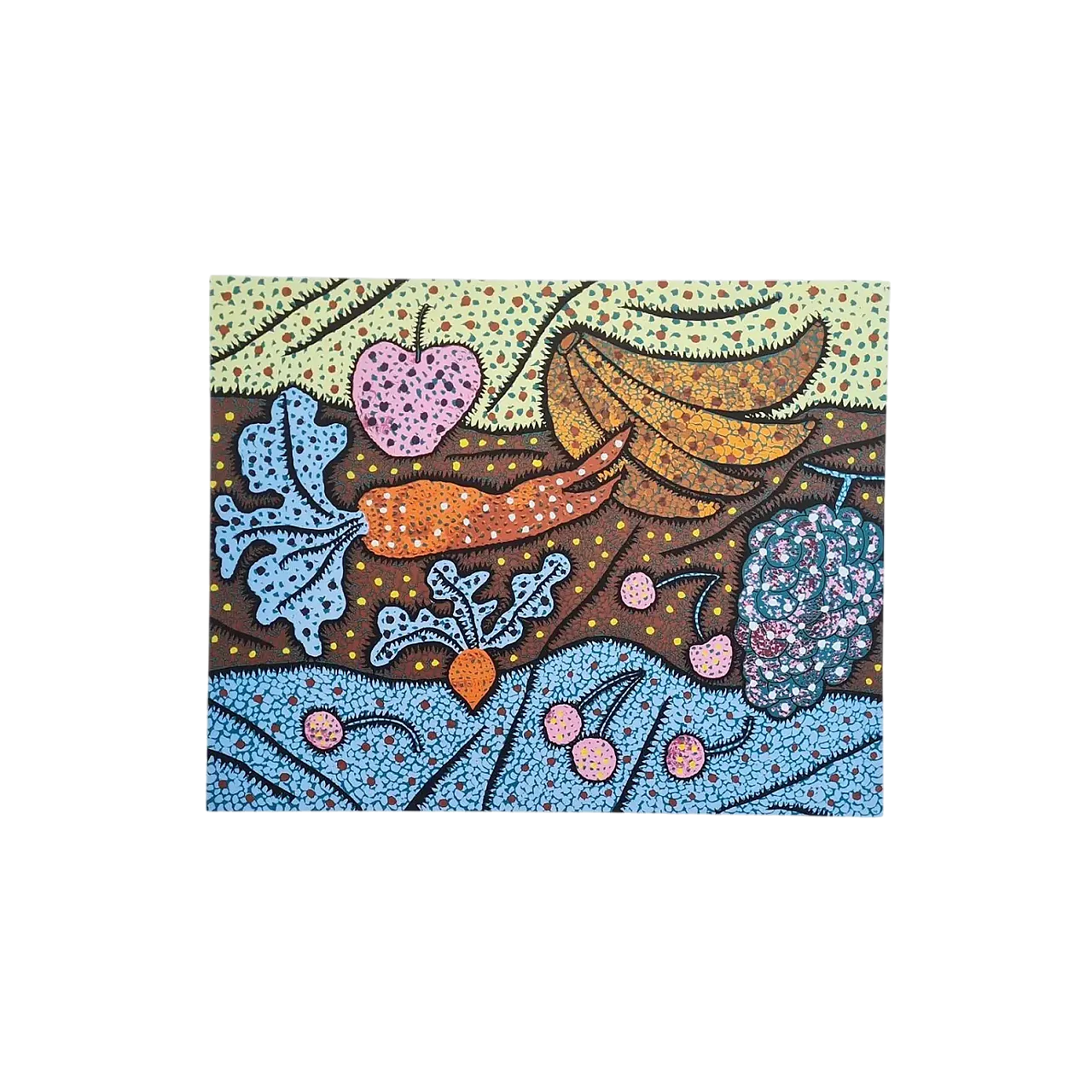 Yayoi Kusama, in piedi..., litografia, anni '90 9