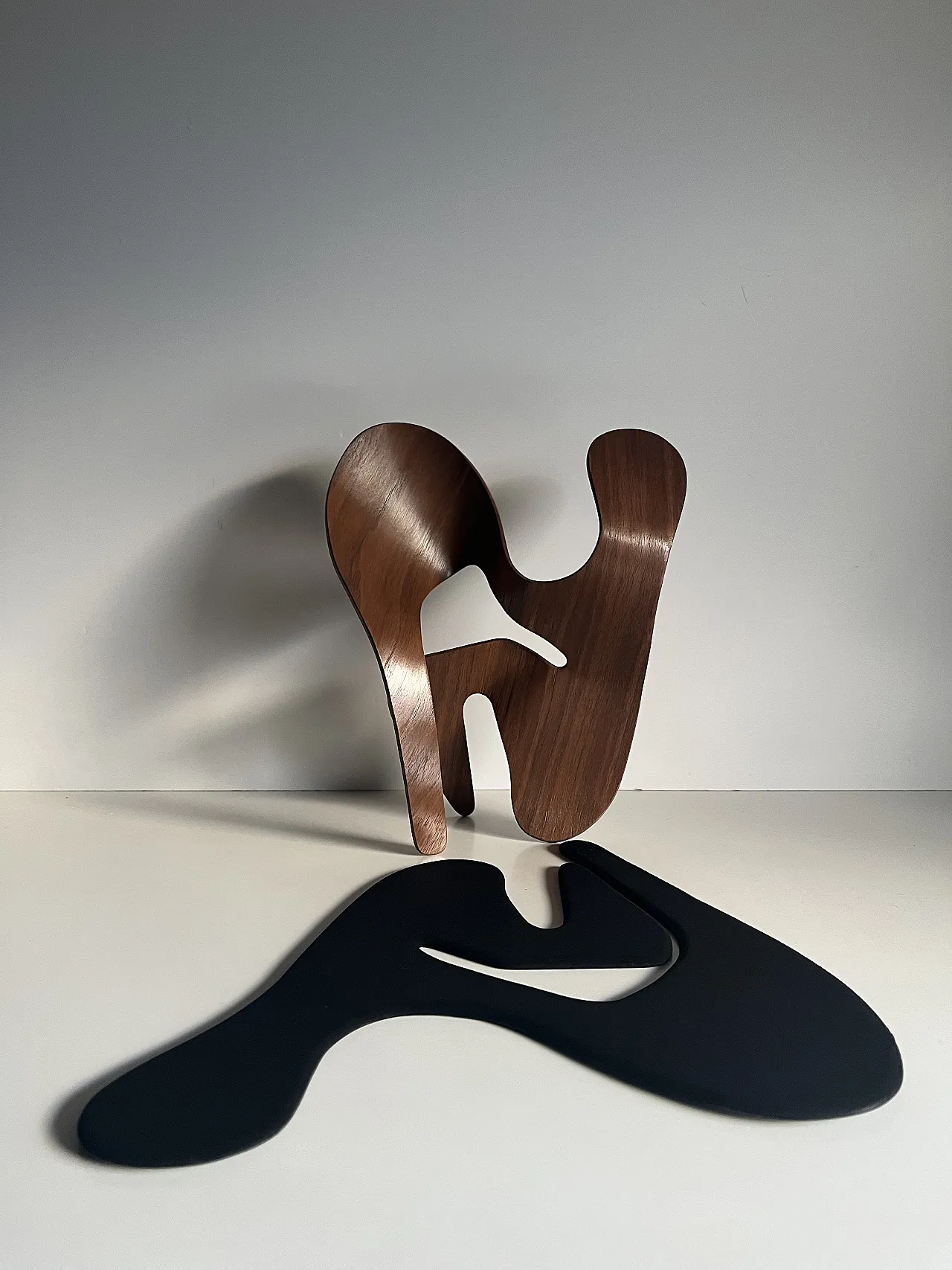 Walnut plywood sculpture by Mrs. Charles Eames, 2000s 16