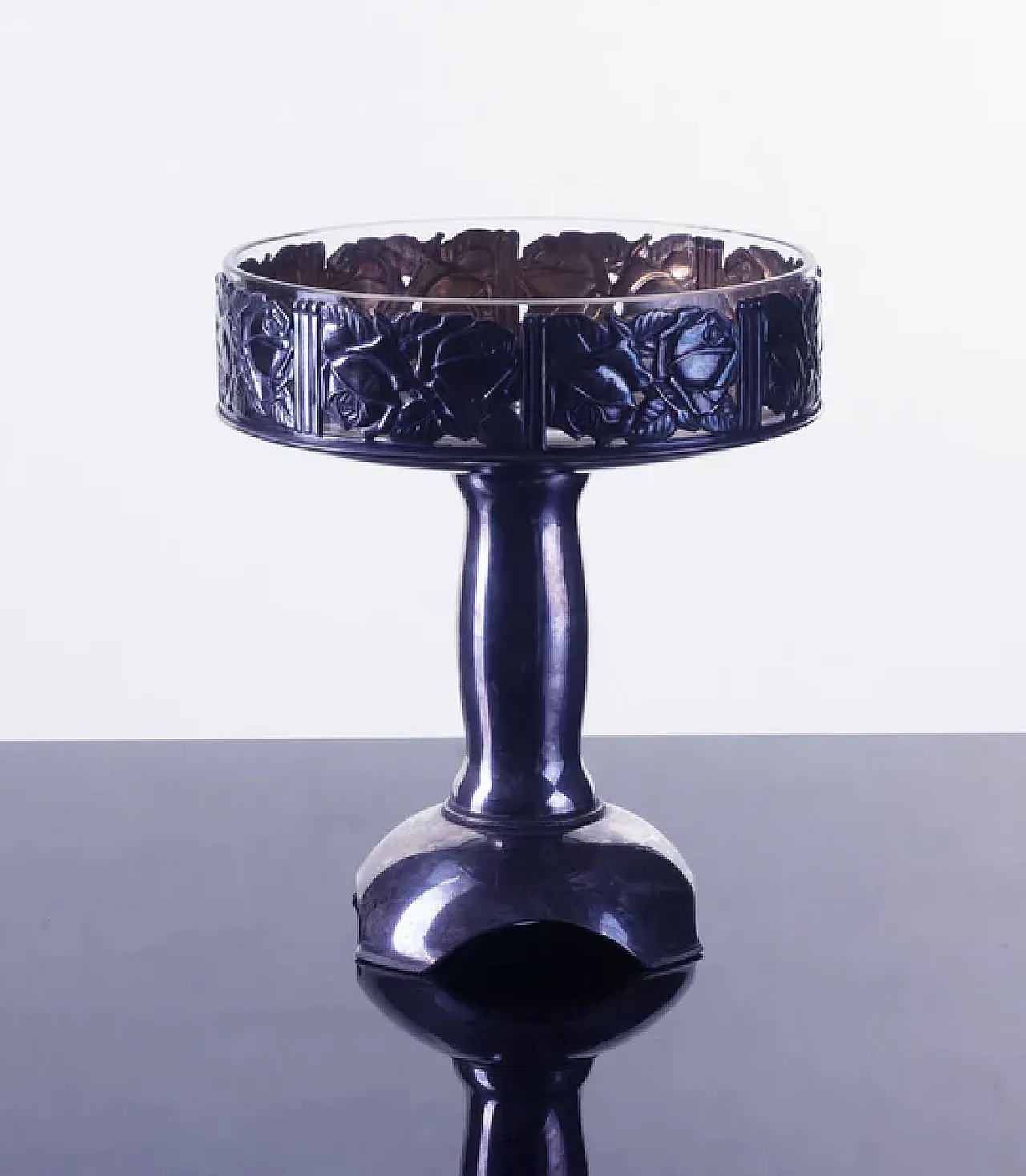 Ciotola con piedistallo Art Déco, inizio '900 5