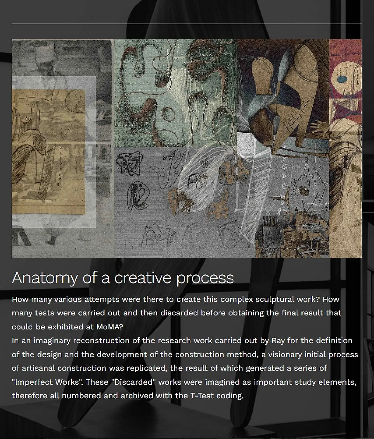 Walnut plywood sculpture by Mrs. Charles Eames, 2000s 23