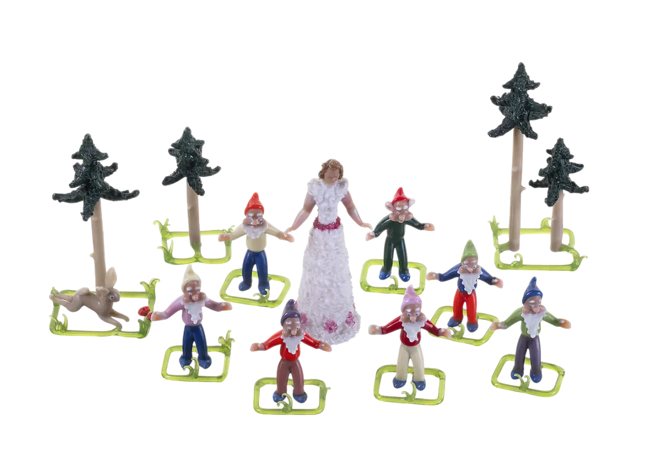 Set di statuette in vetro, Jaroslav Brychta, inizio '900 10