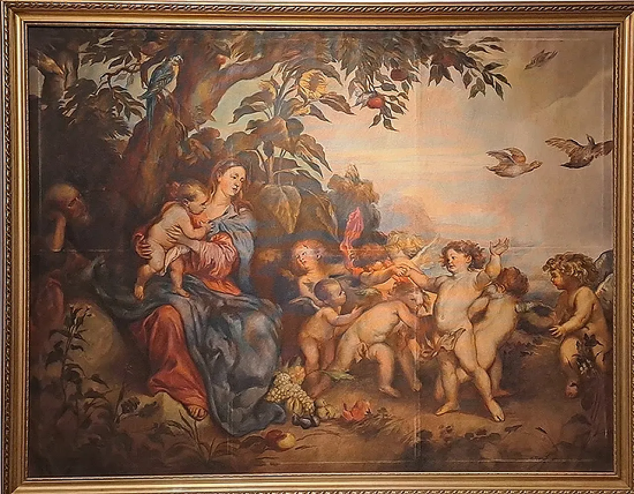 Rest on the Flight into Egypt, oil on canvas, 1960s 1