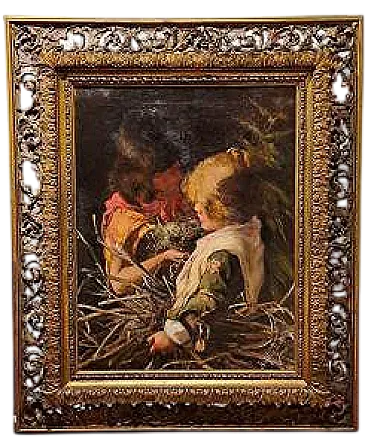 Argelia Butti's Nest, oil on canvas, late 19th century