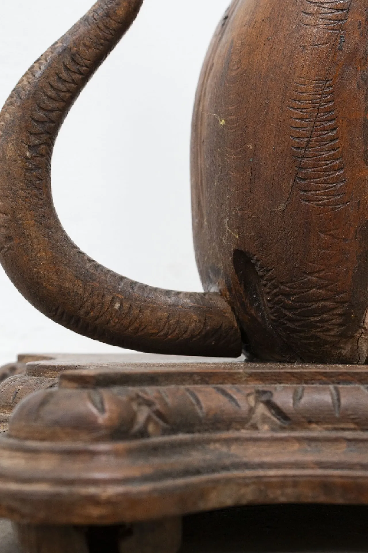 Wooden greyhound dog, late 19th century 7