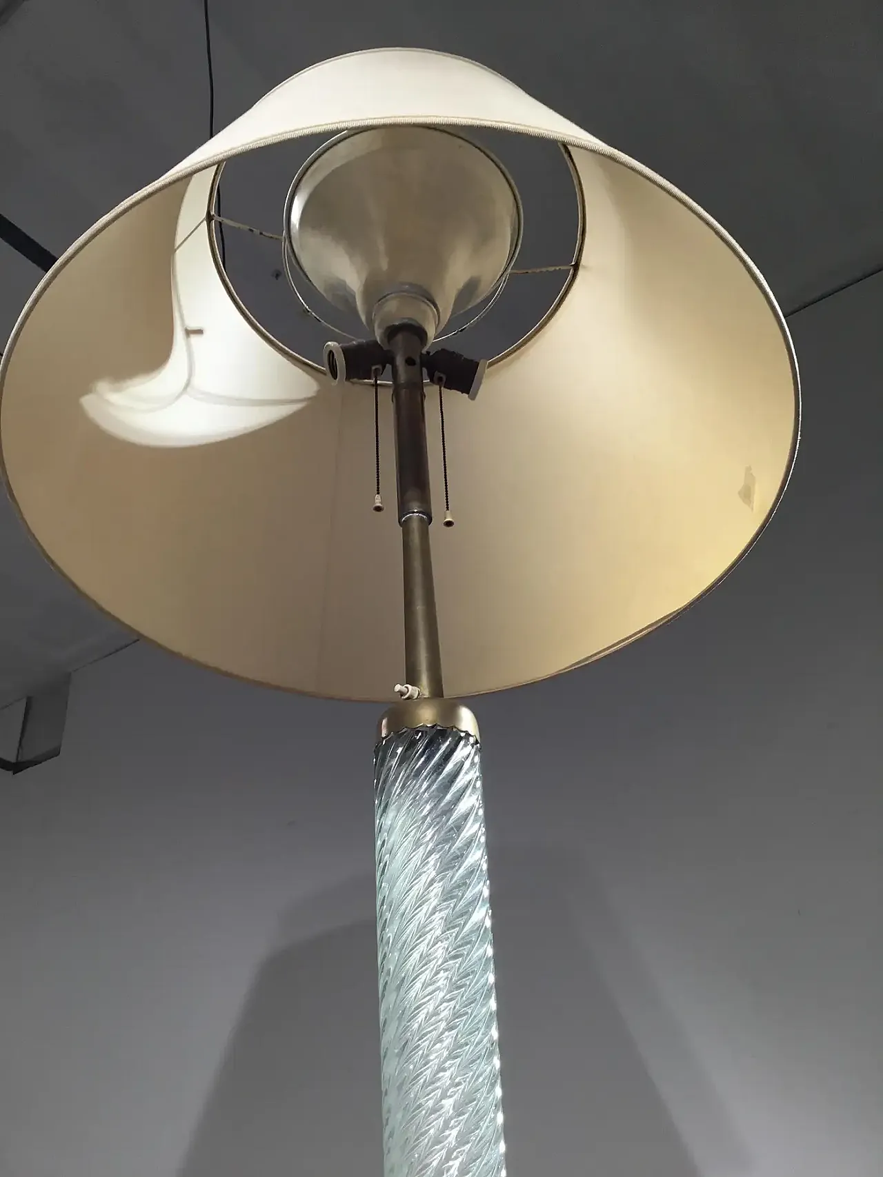 Floor lamp mod. 529 by Carlo Scarpa for Venini, 1940s 6