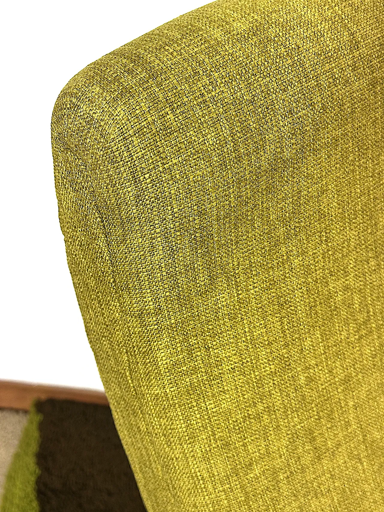 Lady armchair Marco Zanuso style, yellow, 1950s 5