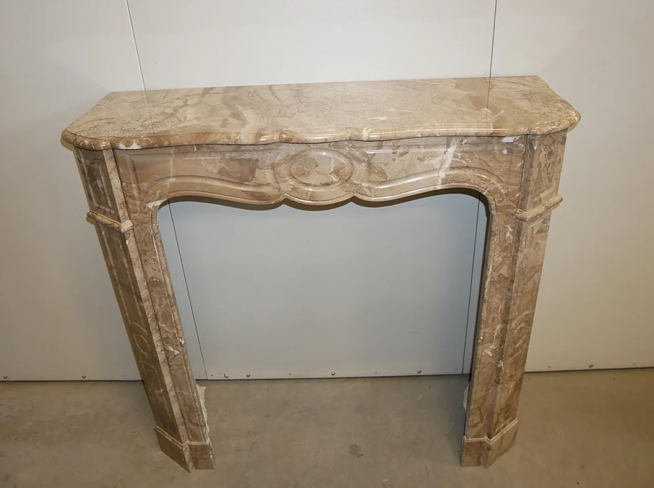 LXV style marble fireplace, 19th century 1