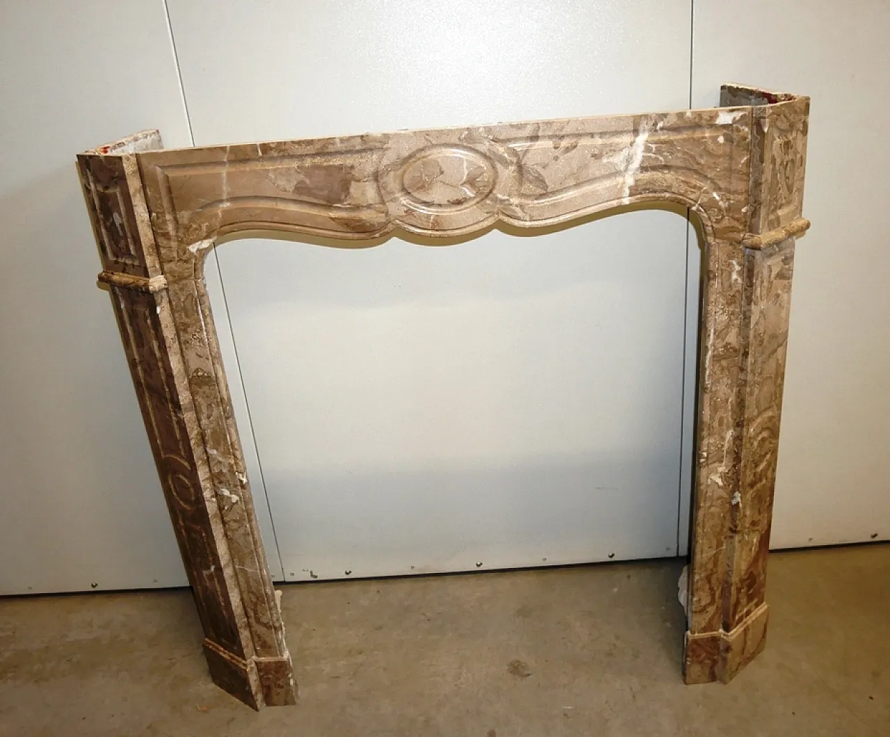 LXV style marble fireplace, 19th century 3